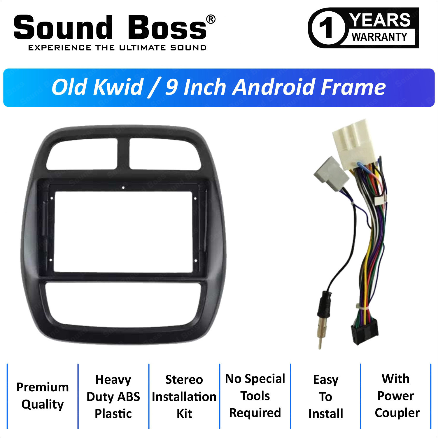 sound boss OLD KWID 9"Inch Frame for Android Car Stereo image 1