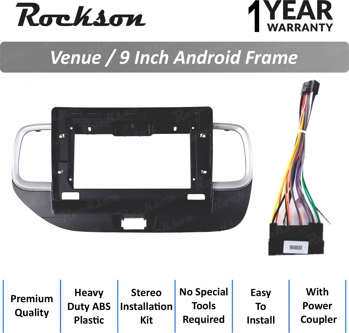 rockson Venue 9"Inch ABS Frame for Android Car Stereo image 1