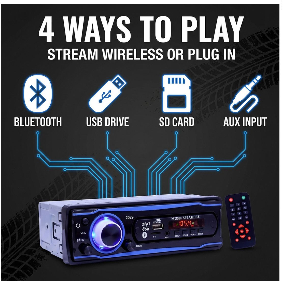 Universal Pro+ BLUETOOTH/USB/SD/AUX/FM/MP3 - PRLE2714 Car Stereo-image-44