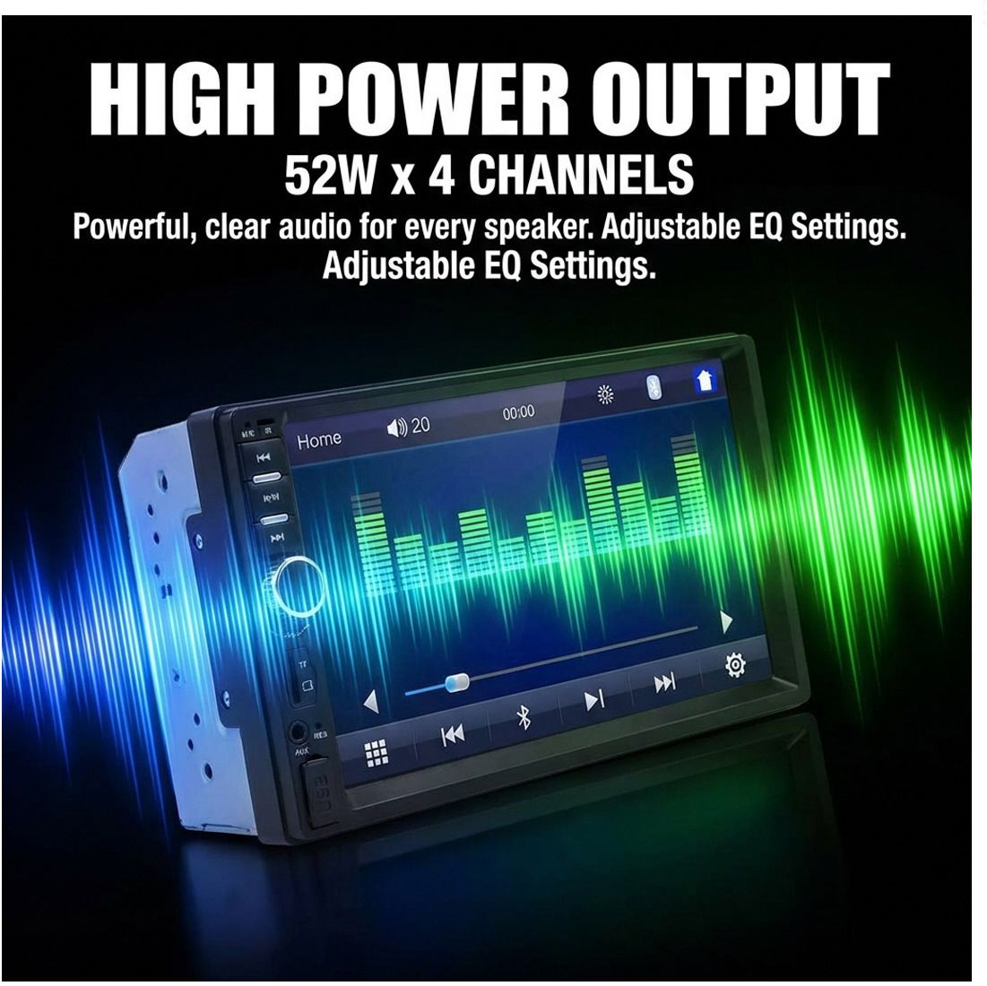 prokonai 7" Touch VIDEO Pro+ Bluetooth/USB/Remote/Phone Charging - Diamond i0479 Car Stereo-picture-17