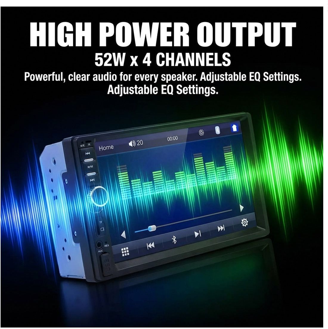 prokonai 7" Touch VIDEO Pro+ Bluetooth/USB/Remote/Phone Charging - Diamond i2873 Car Stereo-picture-41