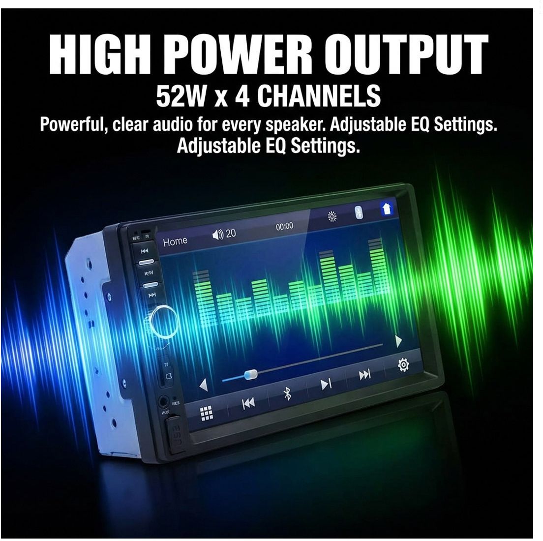 prokonai 7" Touch VIDEO Pro+ Bluetooth/USB/Remote/Phone Charging - Diamond i2709 Car Stereo-picture-39