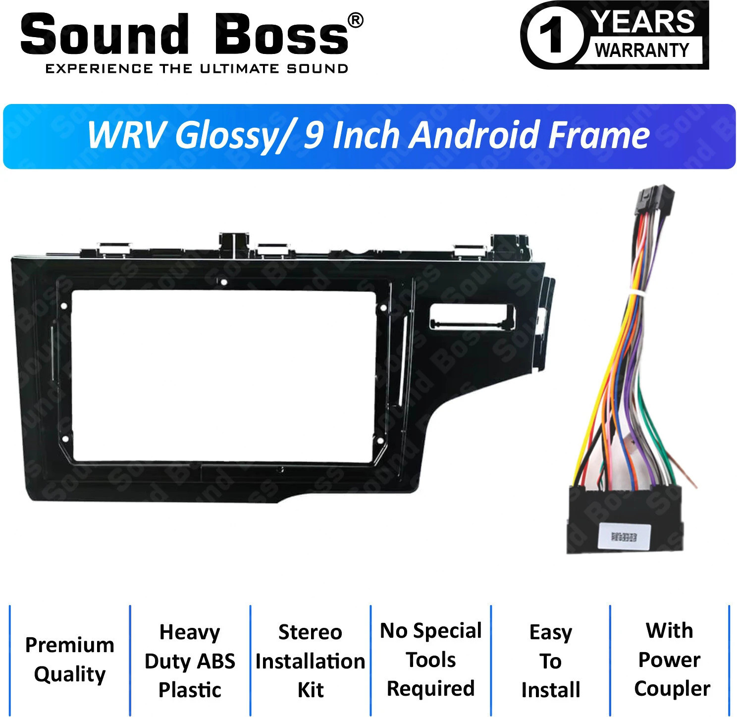 sound boss JAZZ 9"Inch Frame for Android Car Stereo image 1