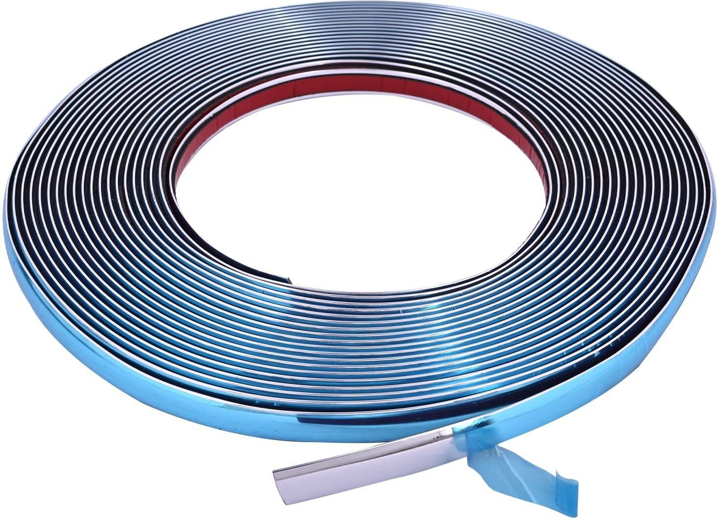 Side Beading Roll Car Exterior Decorating & Styling Strips 12MM 3 Meter Car Beading Roll For Grill and Garnish Cover, Window, Door, Bumper, Trunk, Hood