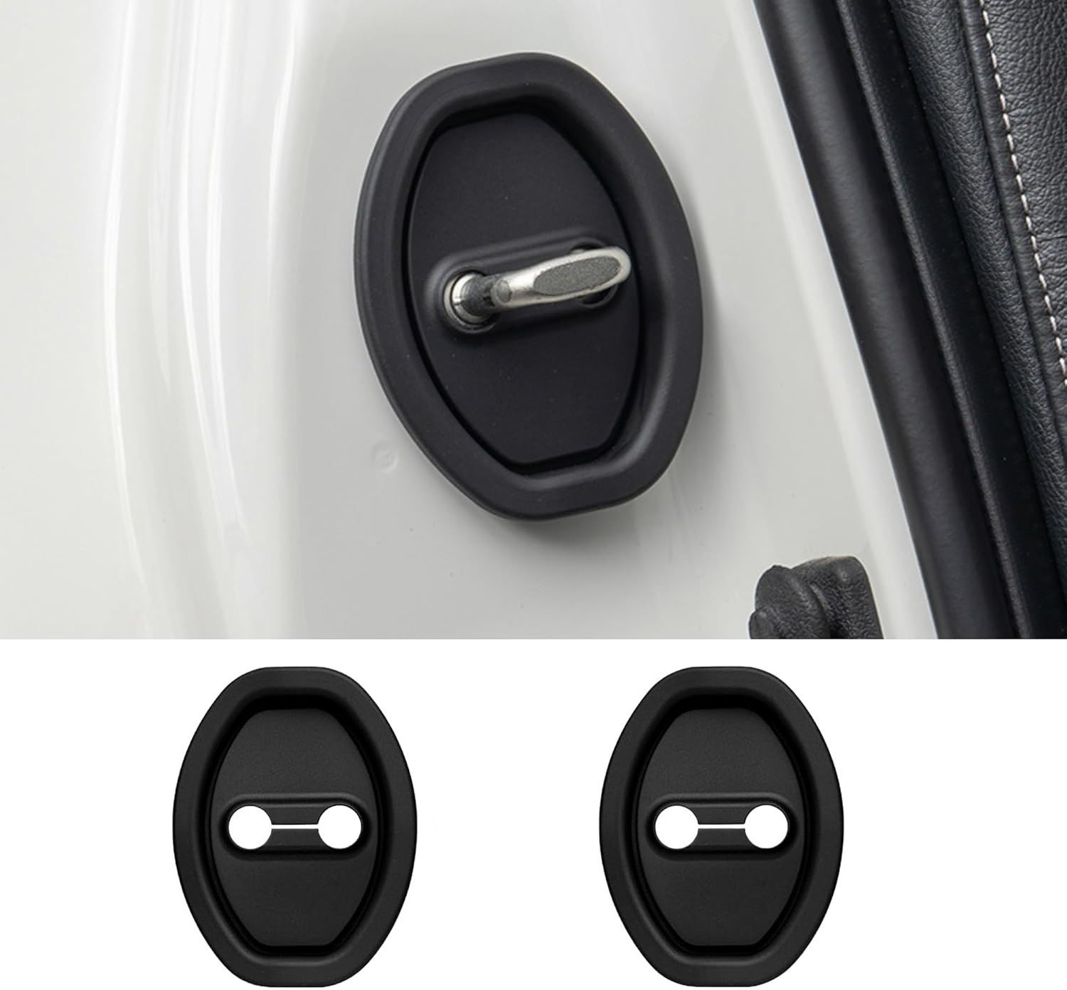 Lock Protector 2 PCS Silicone Latch Cover Car Pet Door Protector-image-45