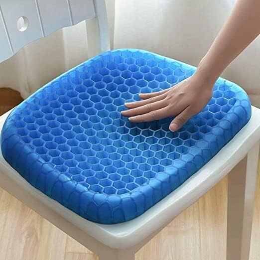 whitezonee Silicone Gel Seat Cushion, Egg Seater Silicone Gel Cushion Back / Lumbar Support-picture-27