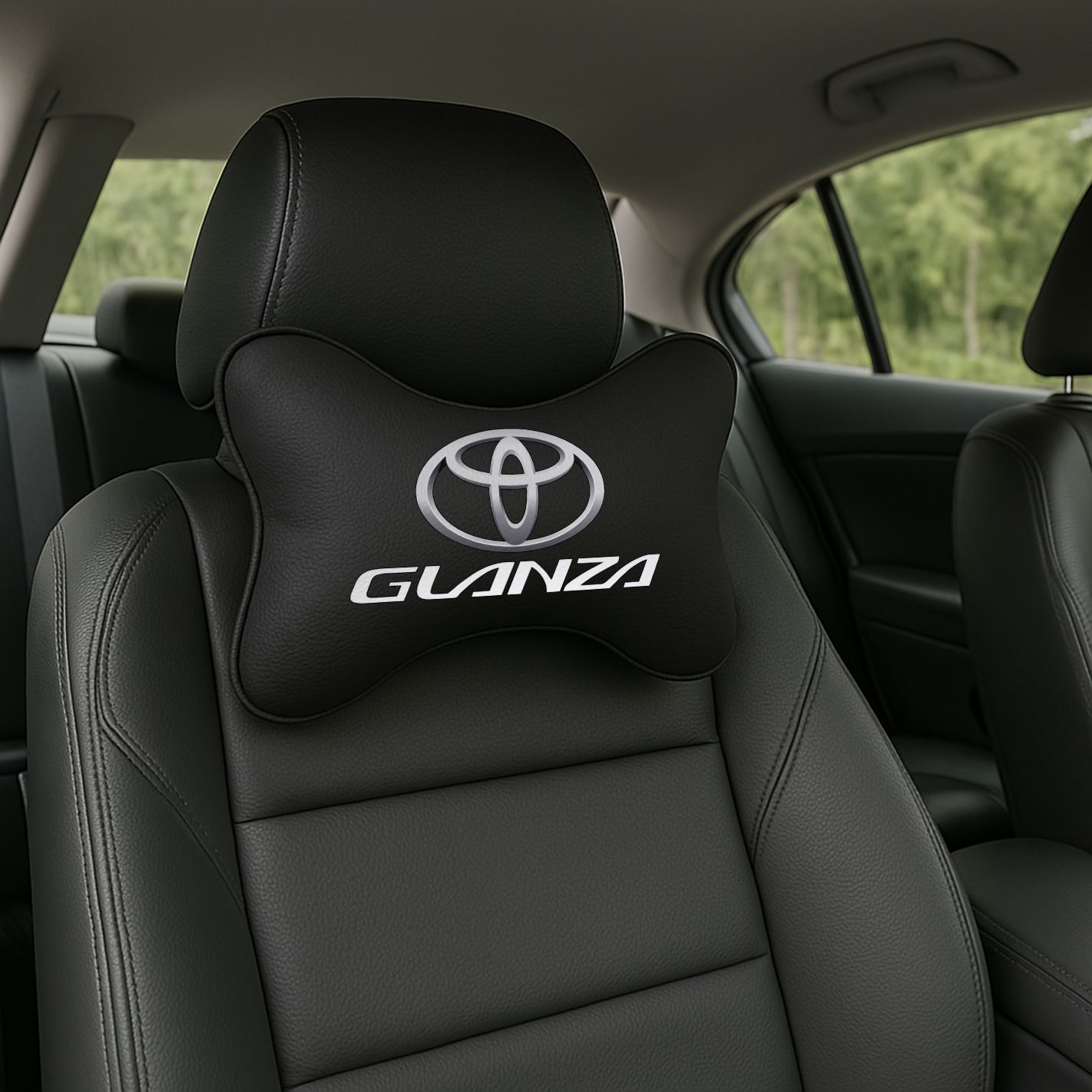 Black Polyester Car Pillow Cushion for Toyota-image-21
