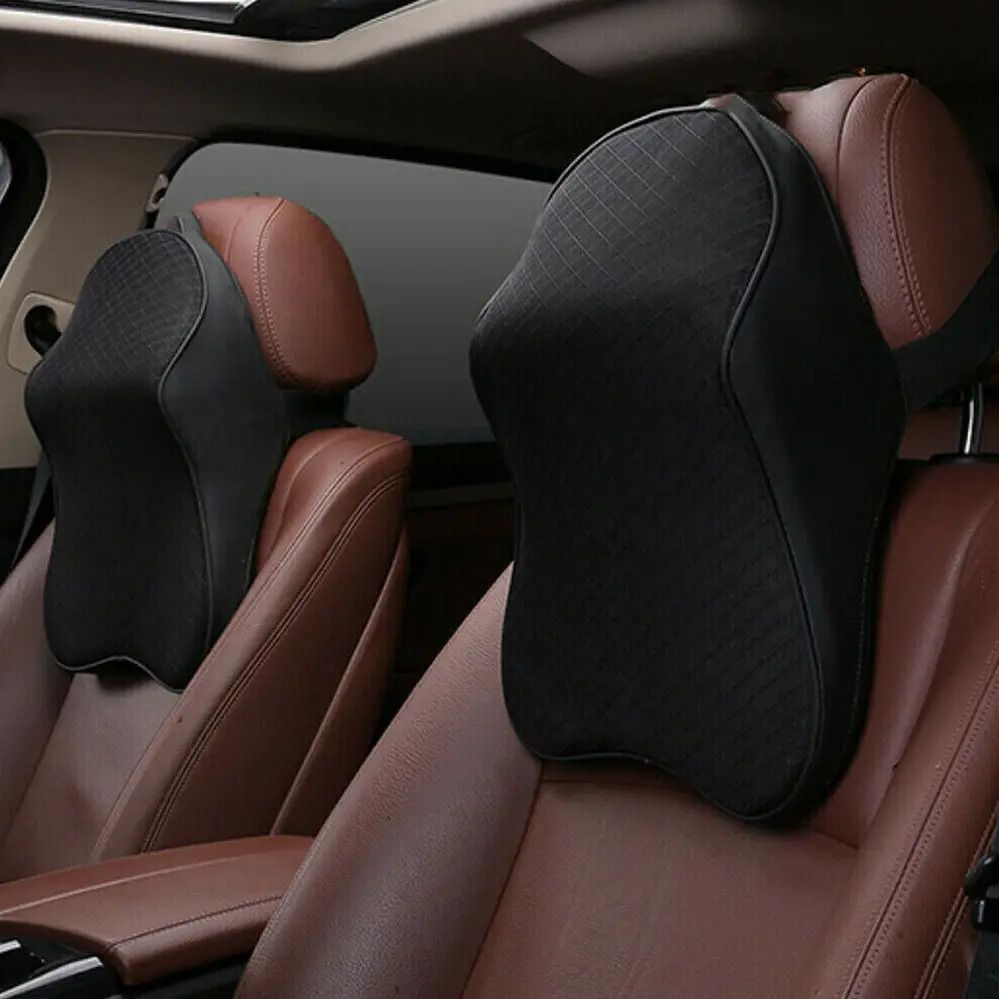 Black Memory Foam, Cotton, Leather