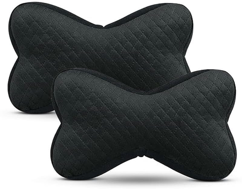 carfrill Grey Memory Foam Car Pillow Cushion for Universal For Car image 1