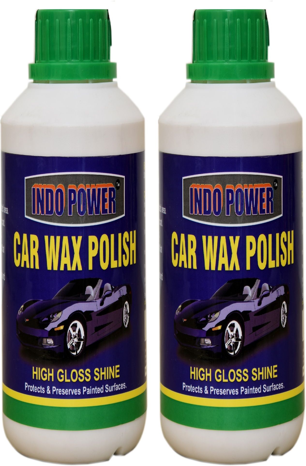indopower BR2372-CAR Wax Polish ( 2pc x 500gm.) Car Washing Liquid-picture-2