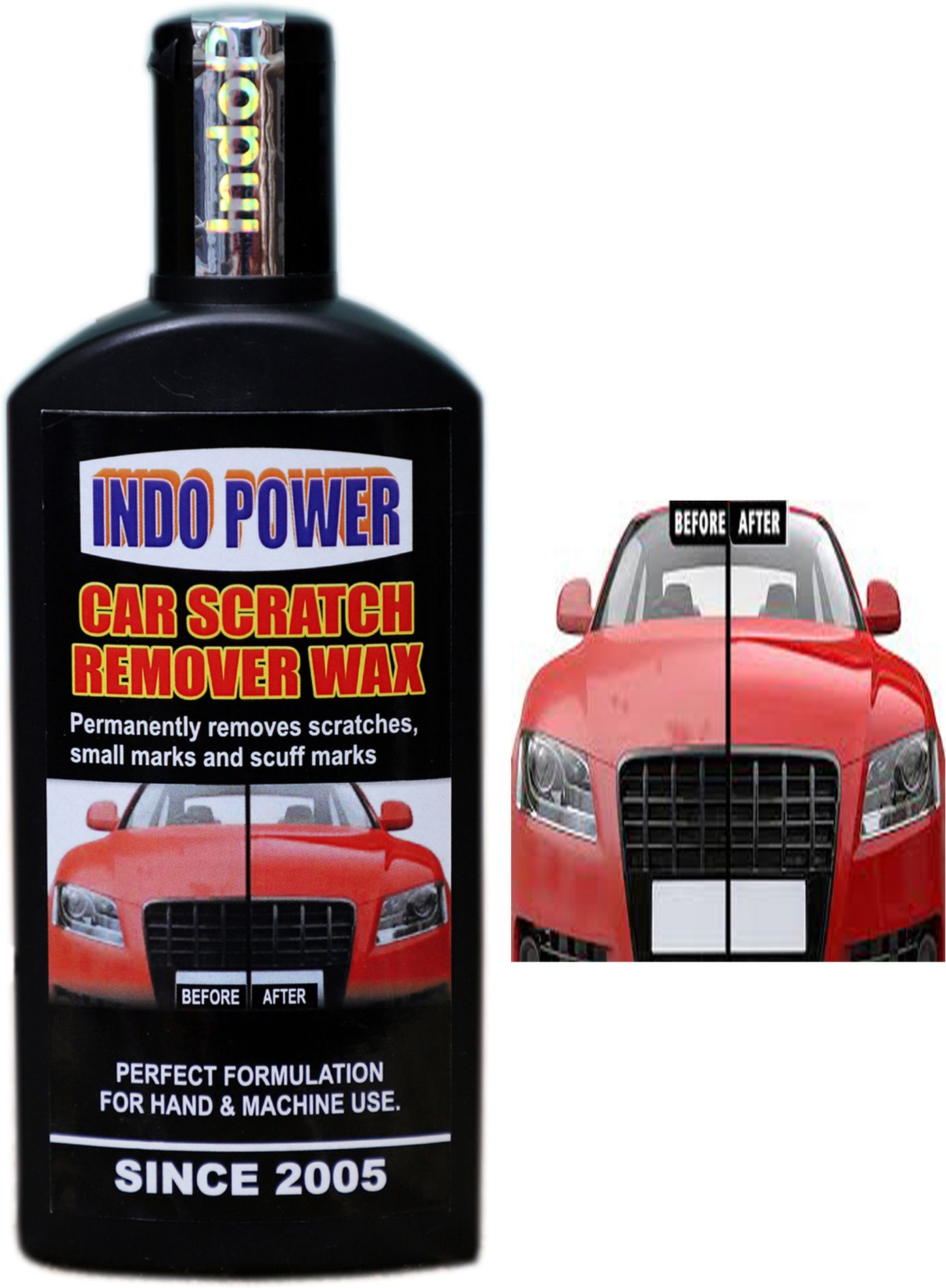 indopower CAR SCRATCH REMOVER WAX 100ml. Combo-picture-23