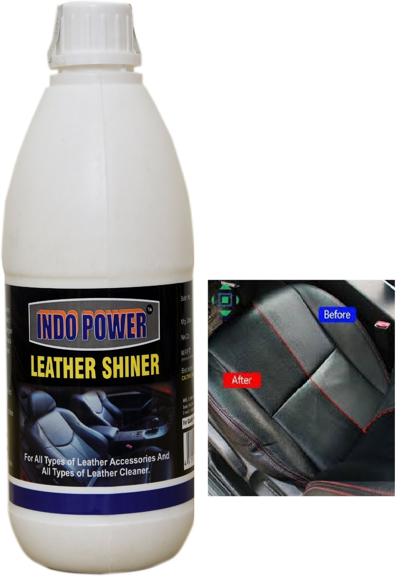 indopower CQ2087-LEATHER SHINER 500ml. Combo-picture-44
