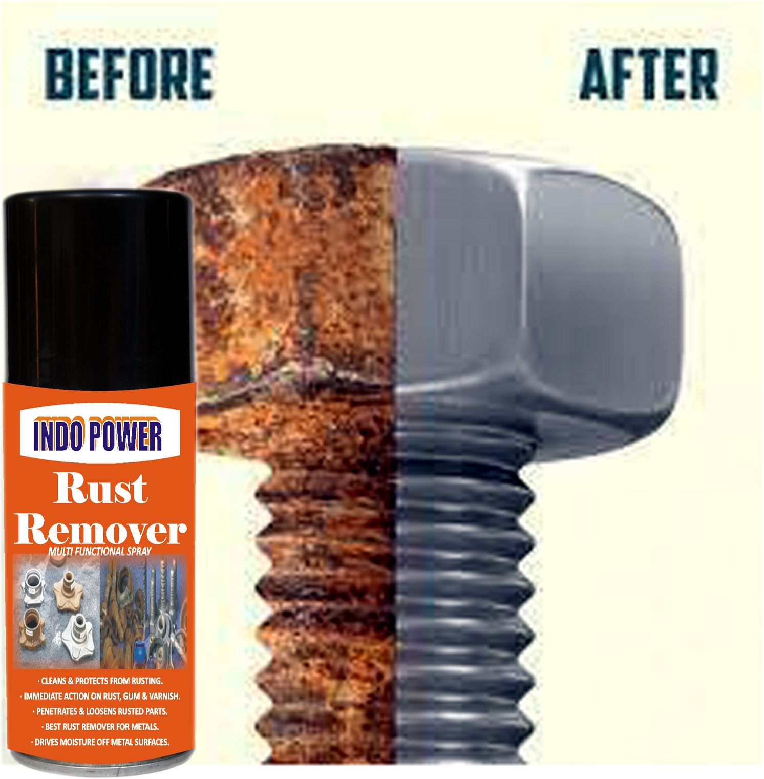indopower ADL30-RUST REMOVER 500ml. Rust Removal Aerosol Spray-picture-31