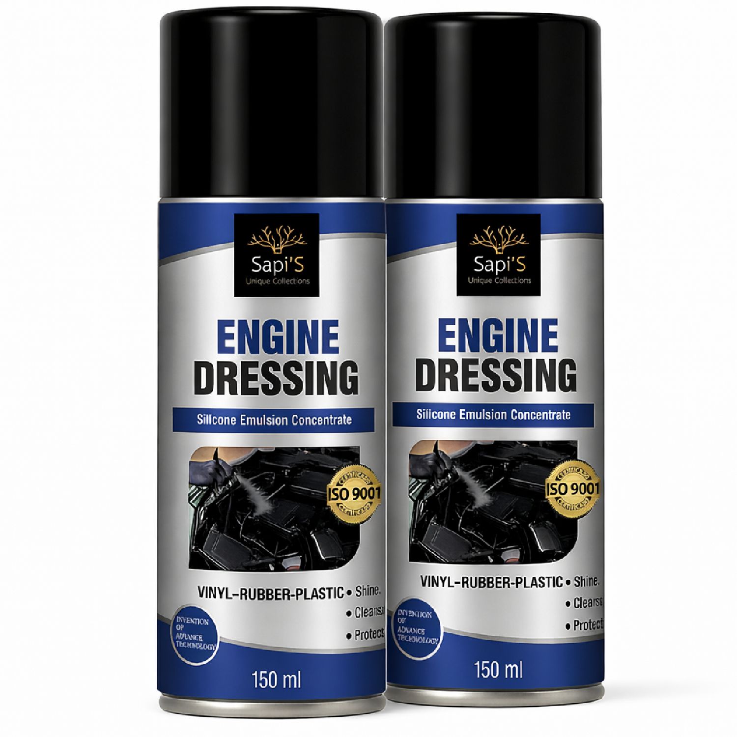 sapi's Engine Shine Spray, Protects Hoses, Wires & Plastic Parts Deep Gloss Shine | Protects Rubber, Plastic & Engine Parts Vehicle Interior Cleaner-picture-29