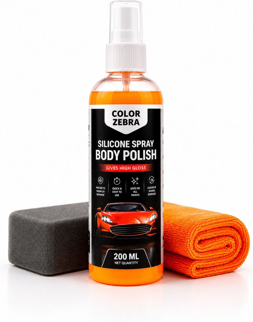 color zebra Silicone Spray Body Polish 200 mL (Pack Of 2) Combo-picture-25