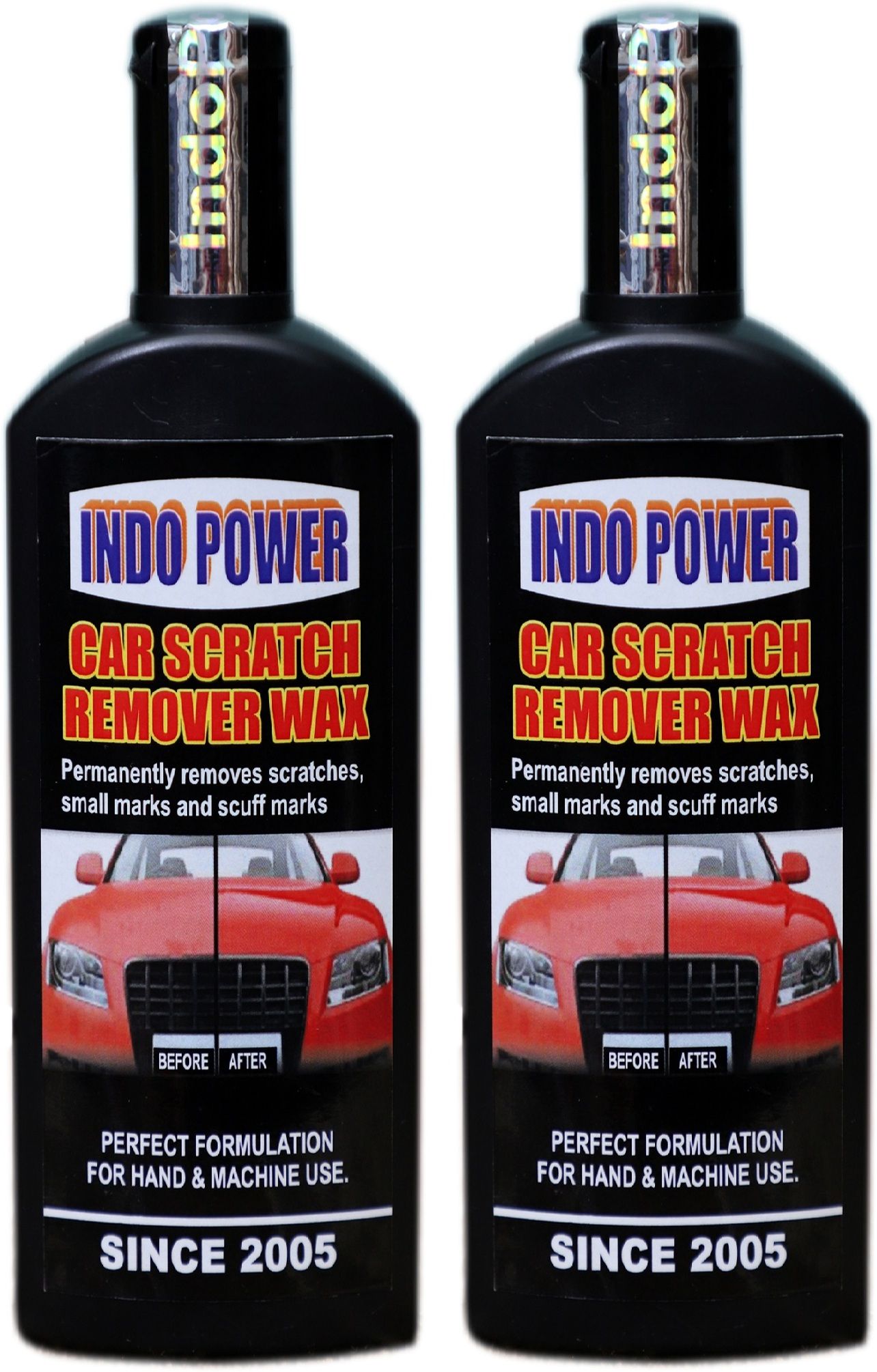 indopower BPp1775- CAR SCRATCH REMOVER WAX ( 2pc x 100ml). Combo-picture-23