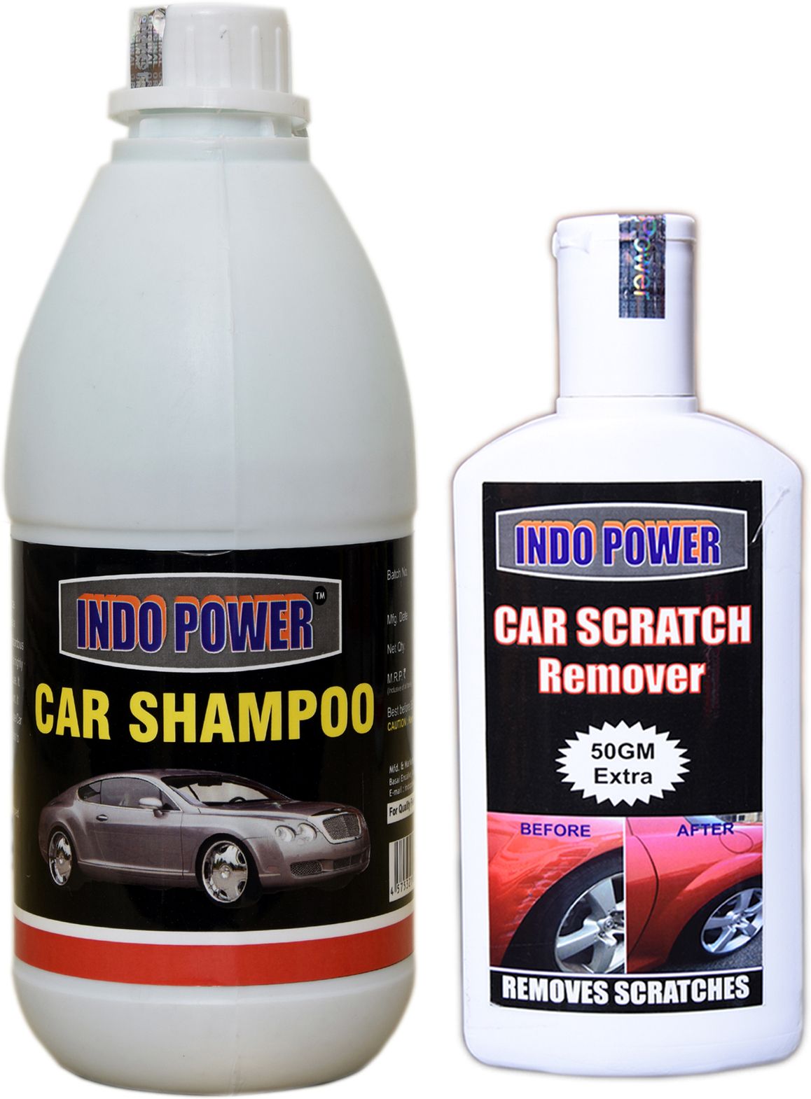 indopower CAR SHAMPOO 500ml+ Scratch Remover 200gm. Combo-picture-26