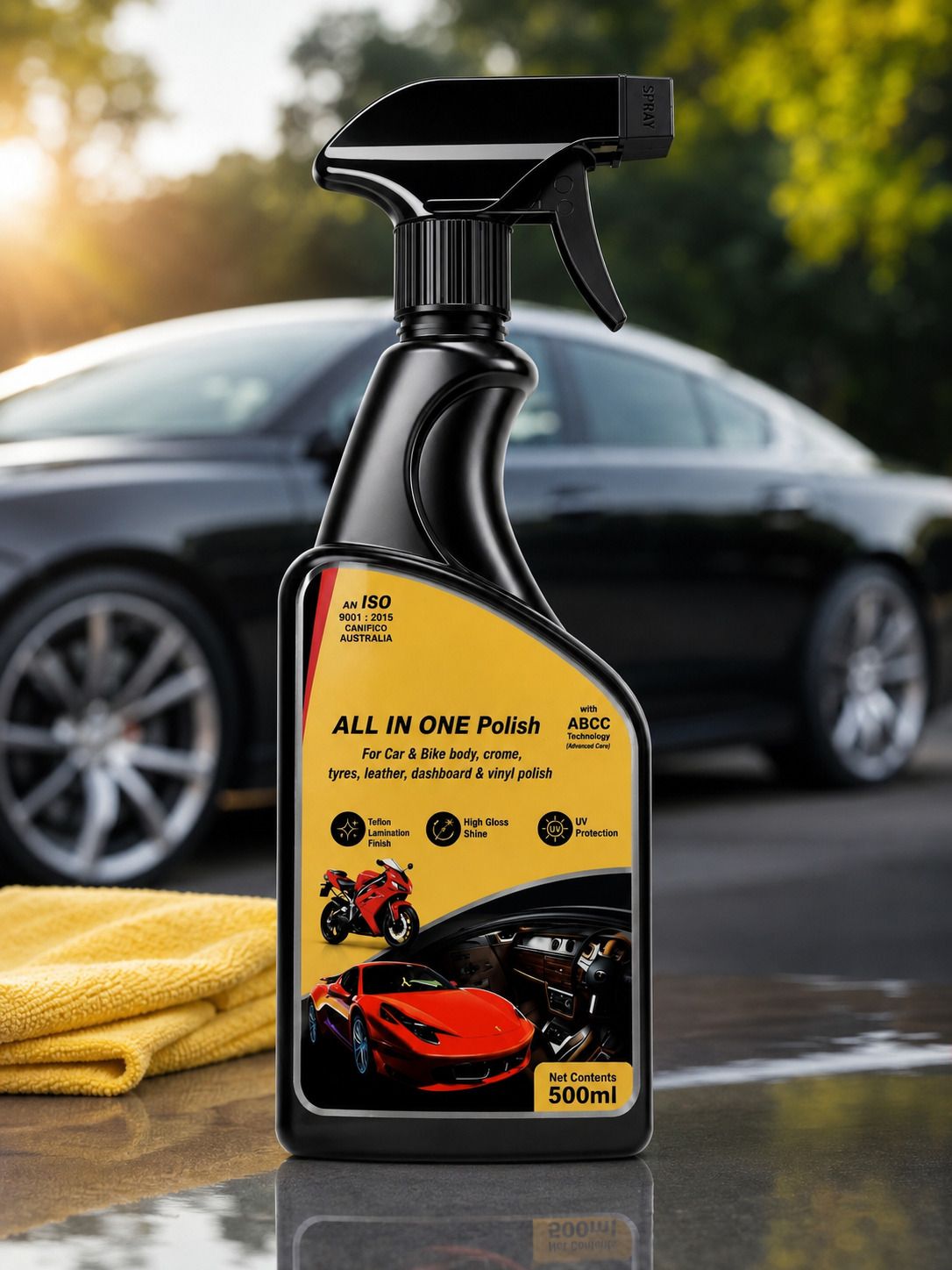 oxyfine chemicals Liquid Car Polish for Dashboard, Exterior, Tyres, Metal Parts, Leather-picture-13