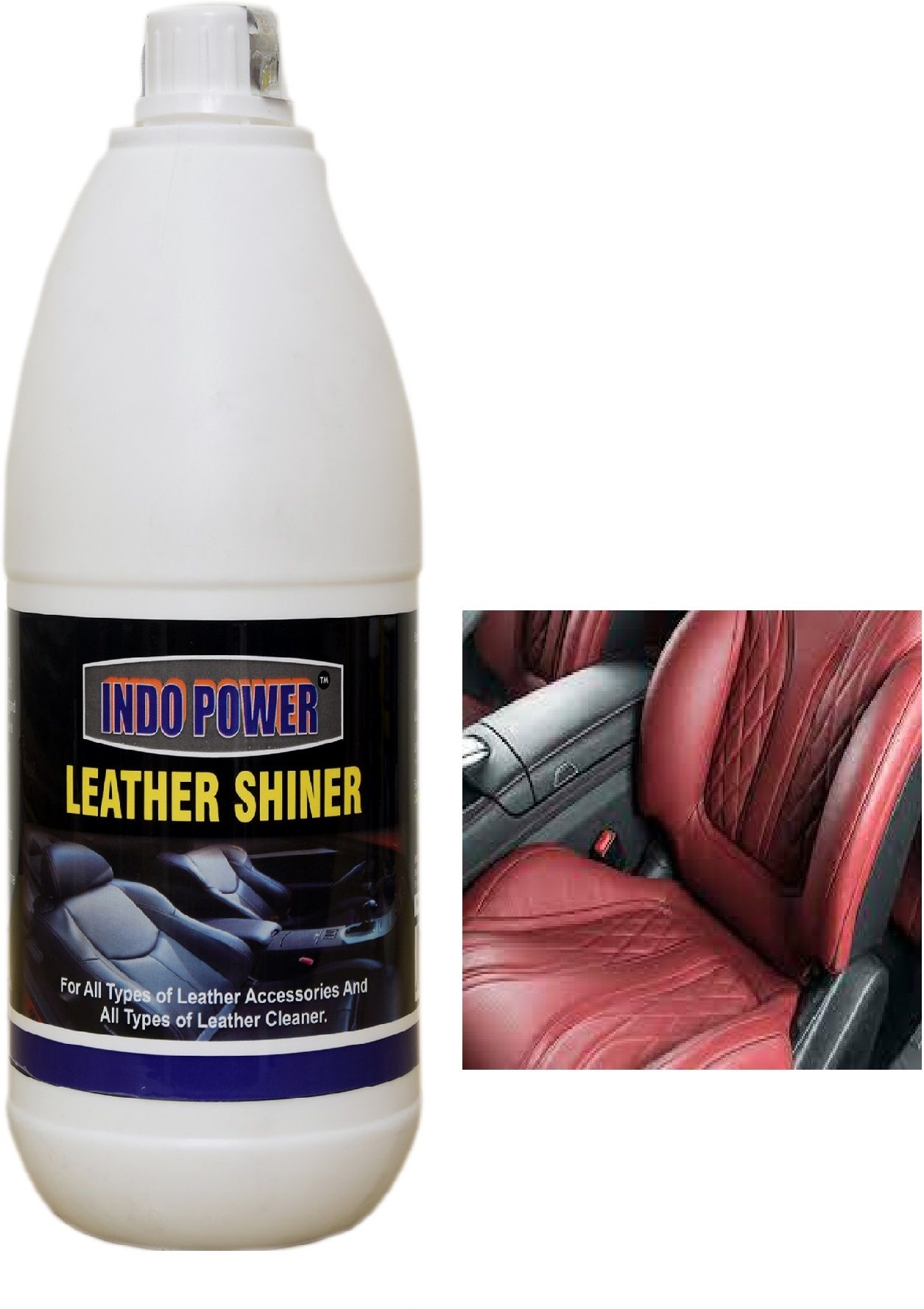 indopower BPp2099-LEATHER SHINER 1ltr. Combo-picture-5