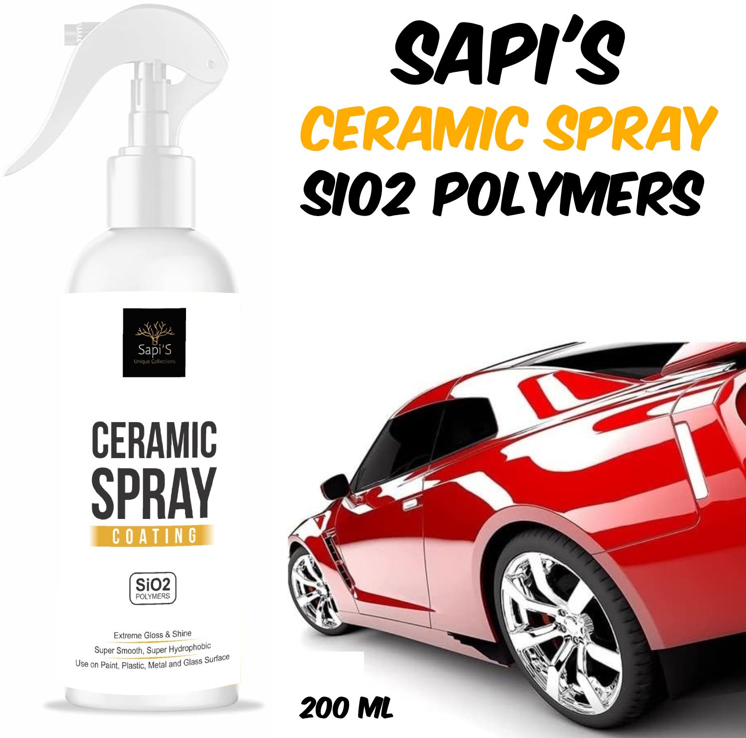 sapi's car ceramic spray sio2_200ml Rust Removal Solution with Trigger Spray-picture-25