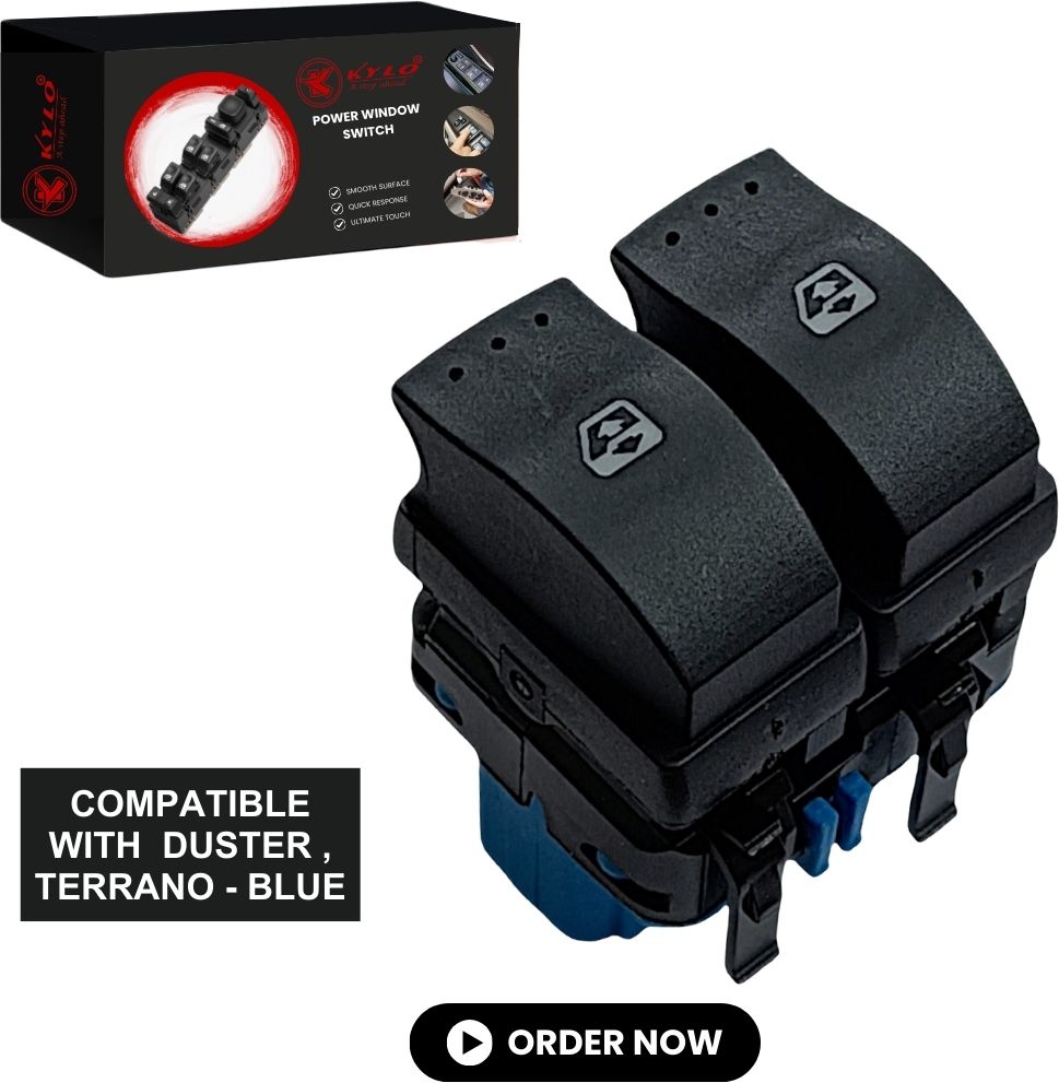 kylo POWER WINDOW SWITCH FOR DUSTER (BLUE) (FRONT RIGHT SIDE) (DRIVER SIDE) Car Power Window Switch-picture-11