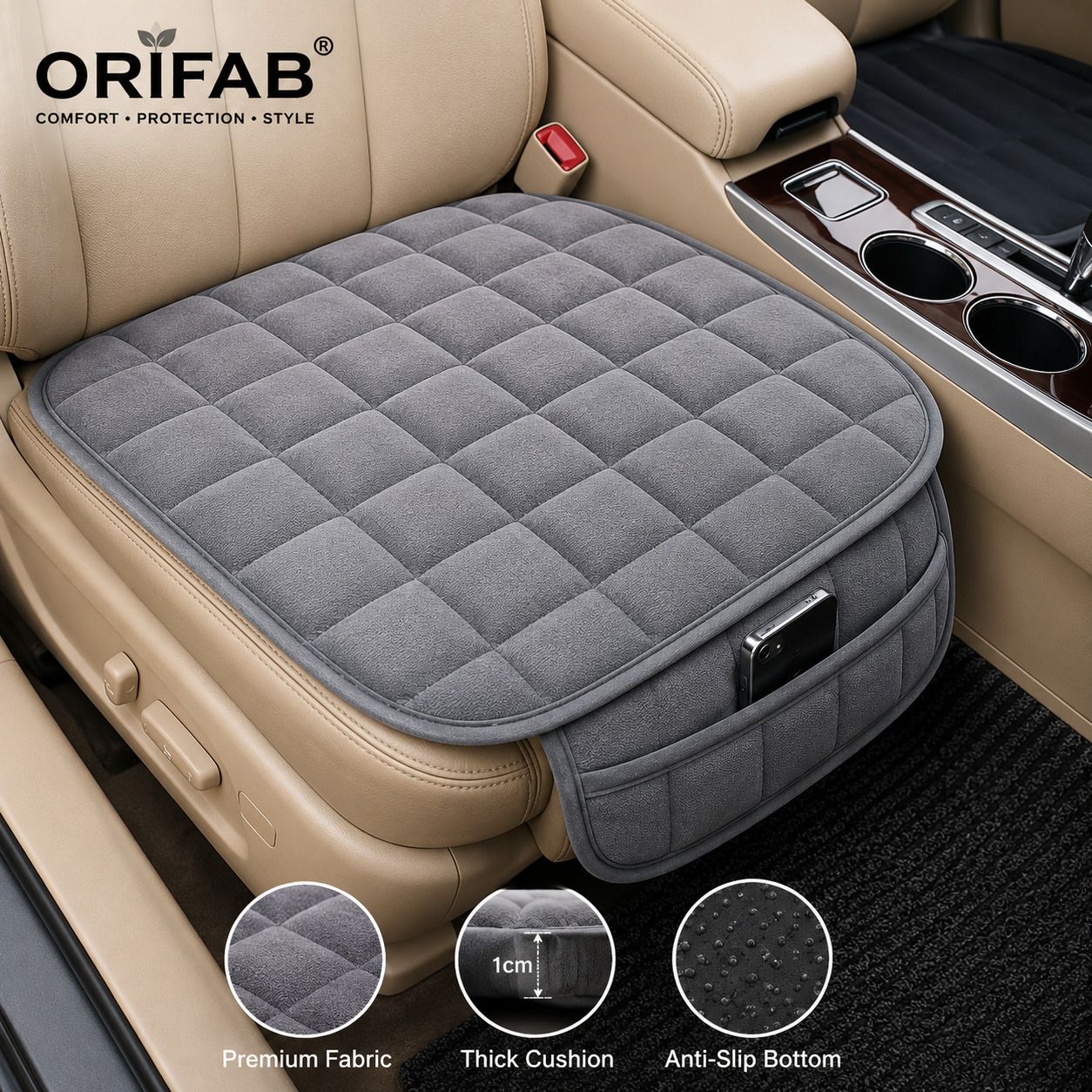 Fabric Car Seat Cover For Audi, BMW, Force, Ford, Honda, Hyundai, Mahindra, Maruti CAR COVER-image-6