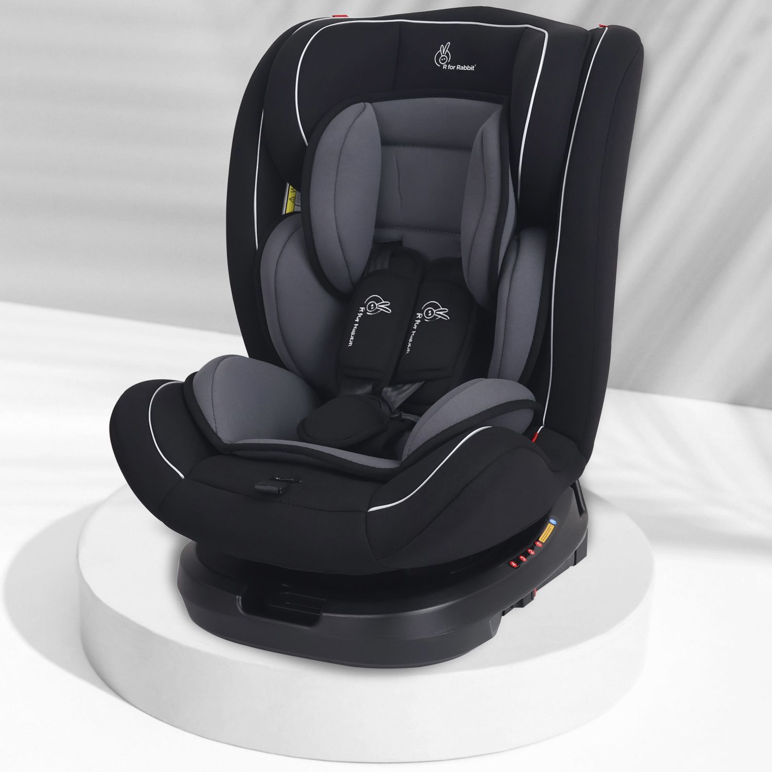 Jack N Jill Grand ISOFIX Convertible For 0-12 Years Kids, 360 Rotatable Baby Car Seat