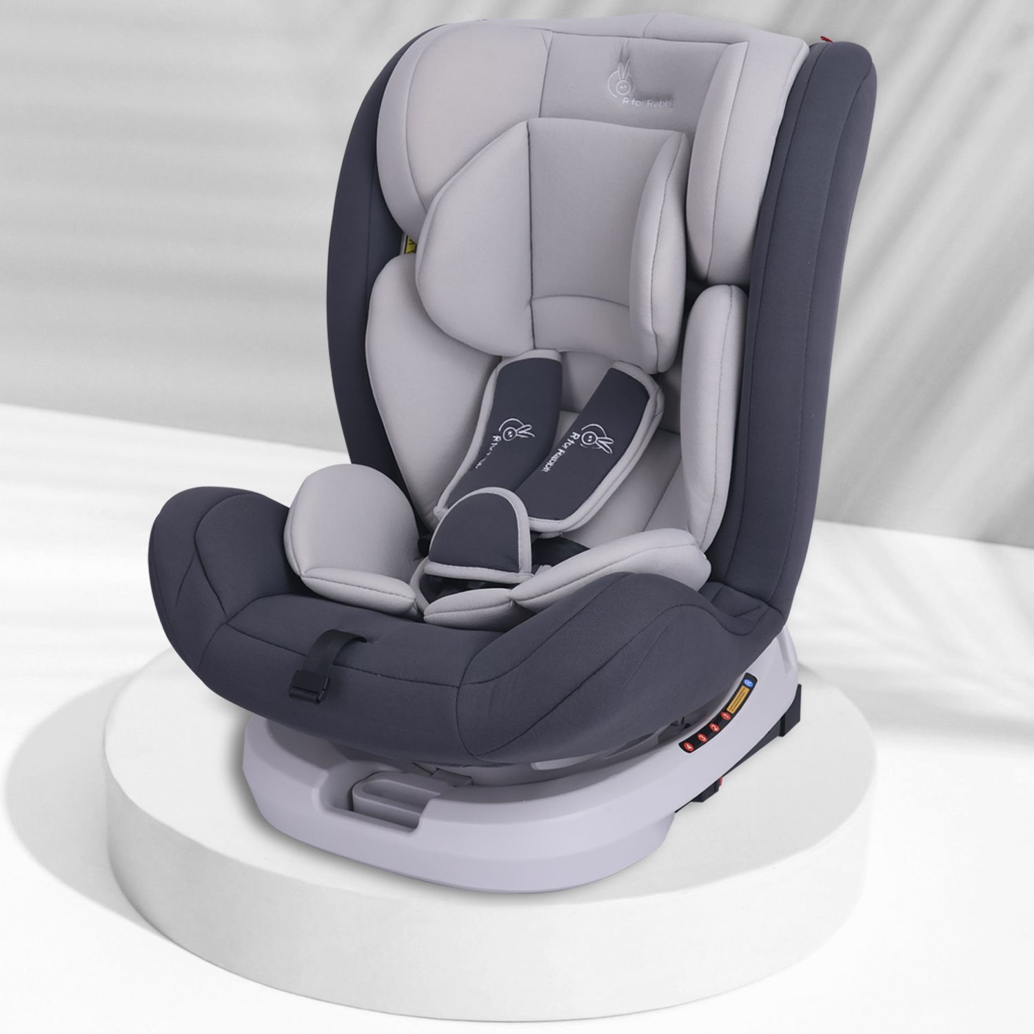 Jack N Jill Grand ISOFIX Convertible For 0-12 Years Kids, 360 Rotatable Baby Car Seat
