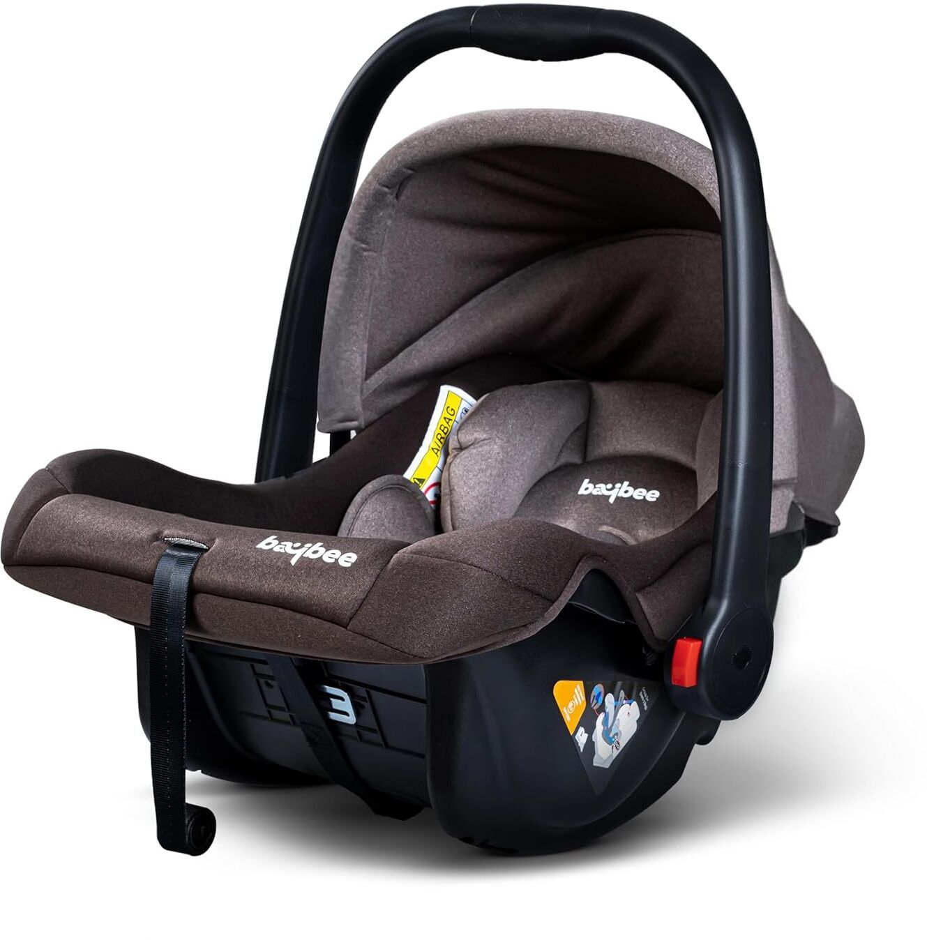 4 in 1 Multi Purpose Baby Carry Cot Cum Car Seat with Canopy, Adjustable Baby Carry Cot