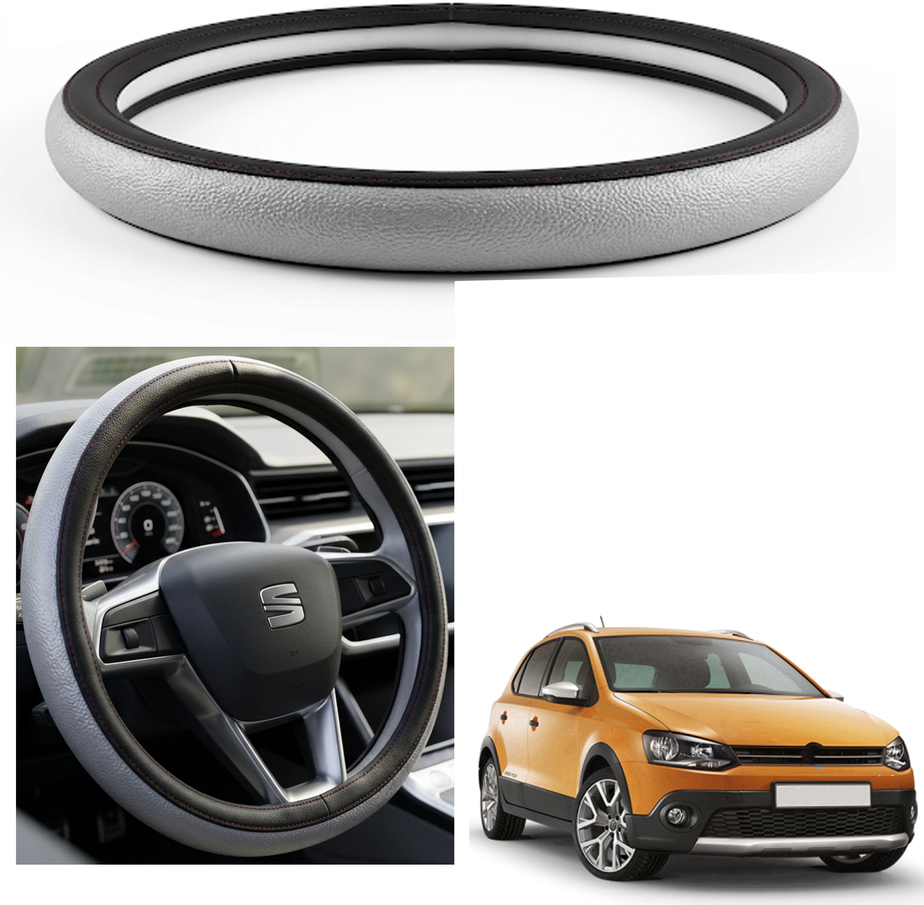shivaay Steering Cover For Volkswagen Polo Cross-picture-47