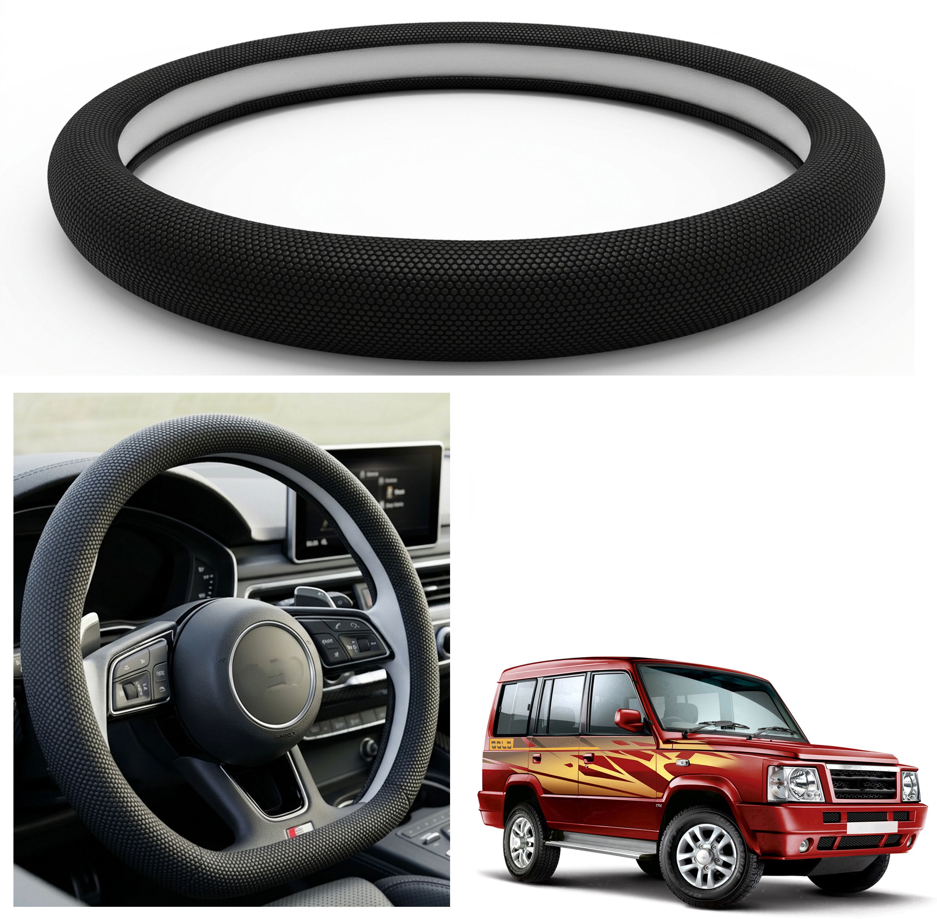 shivaay Steering Cover For Tata Sumo-picture-7