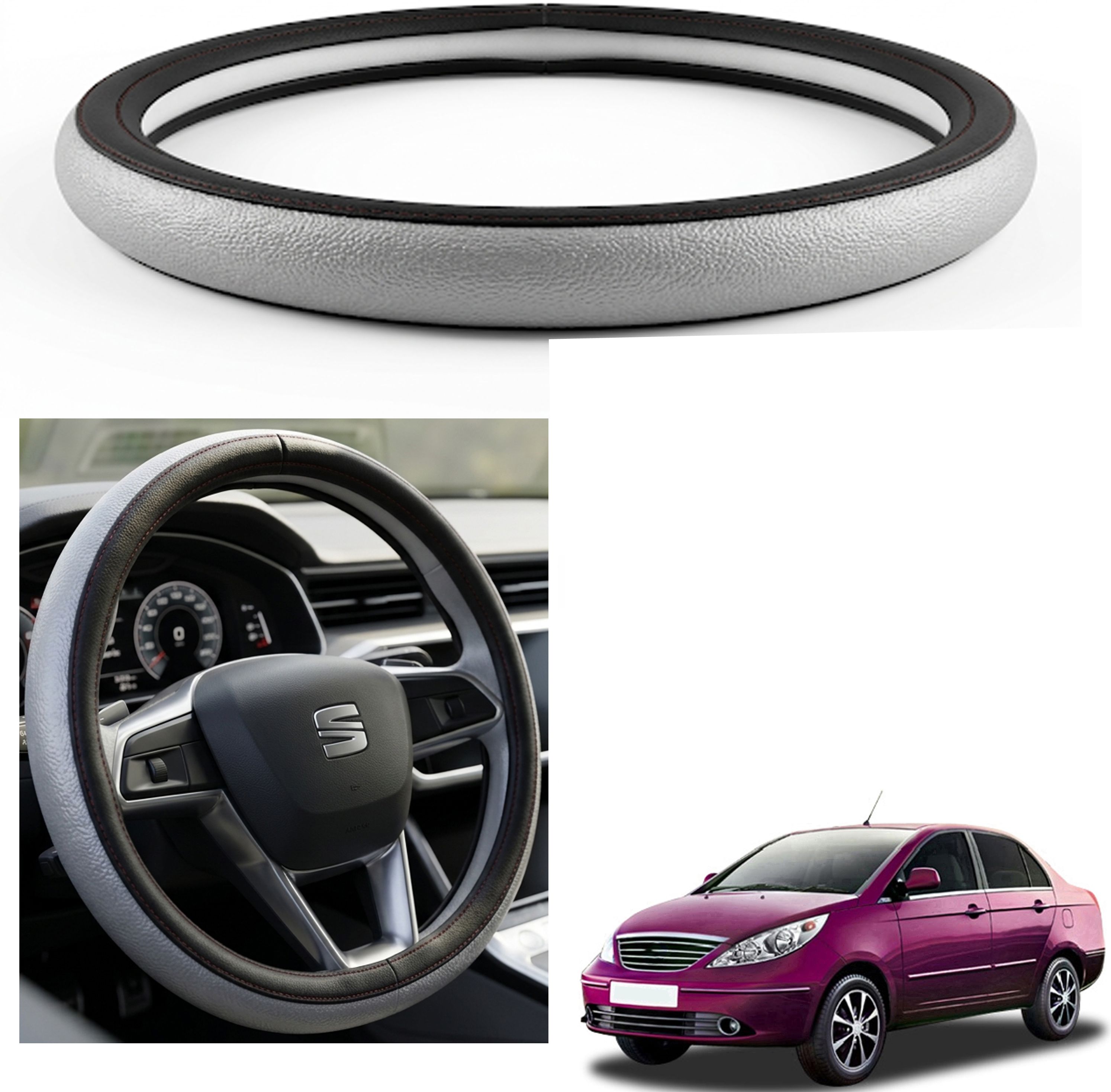 shivaay Steering Cover For Tata Manza-picture-21