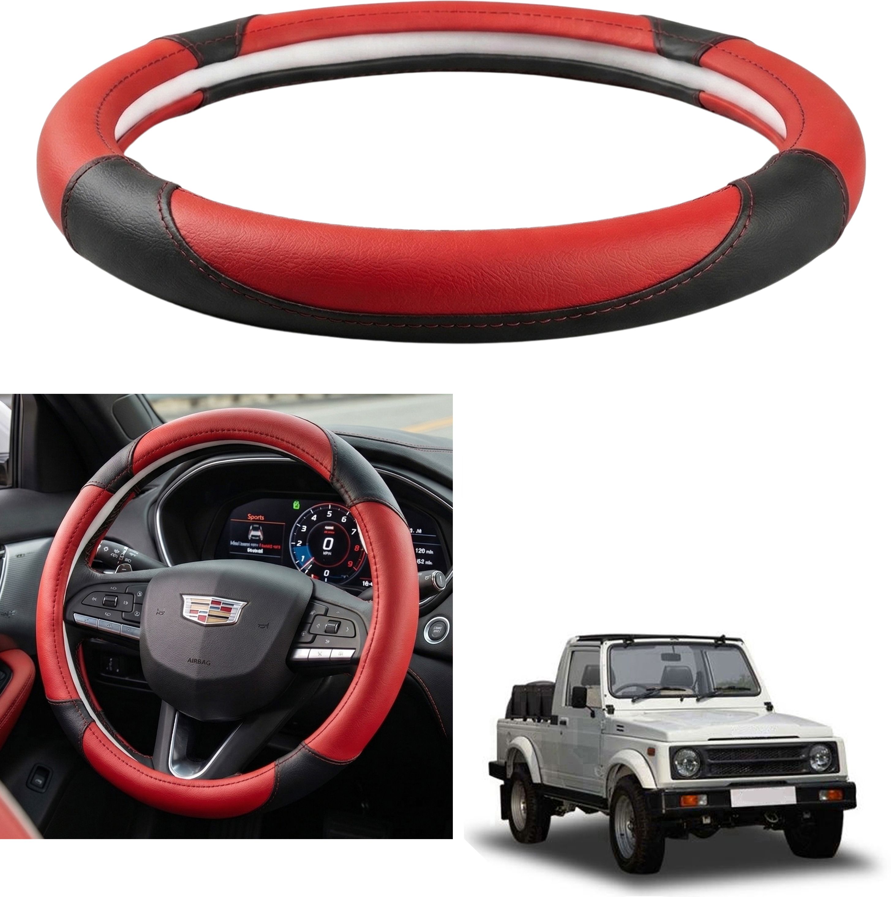 shivaay Steering Cover For Maruti Gypsy-picture-31