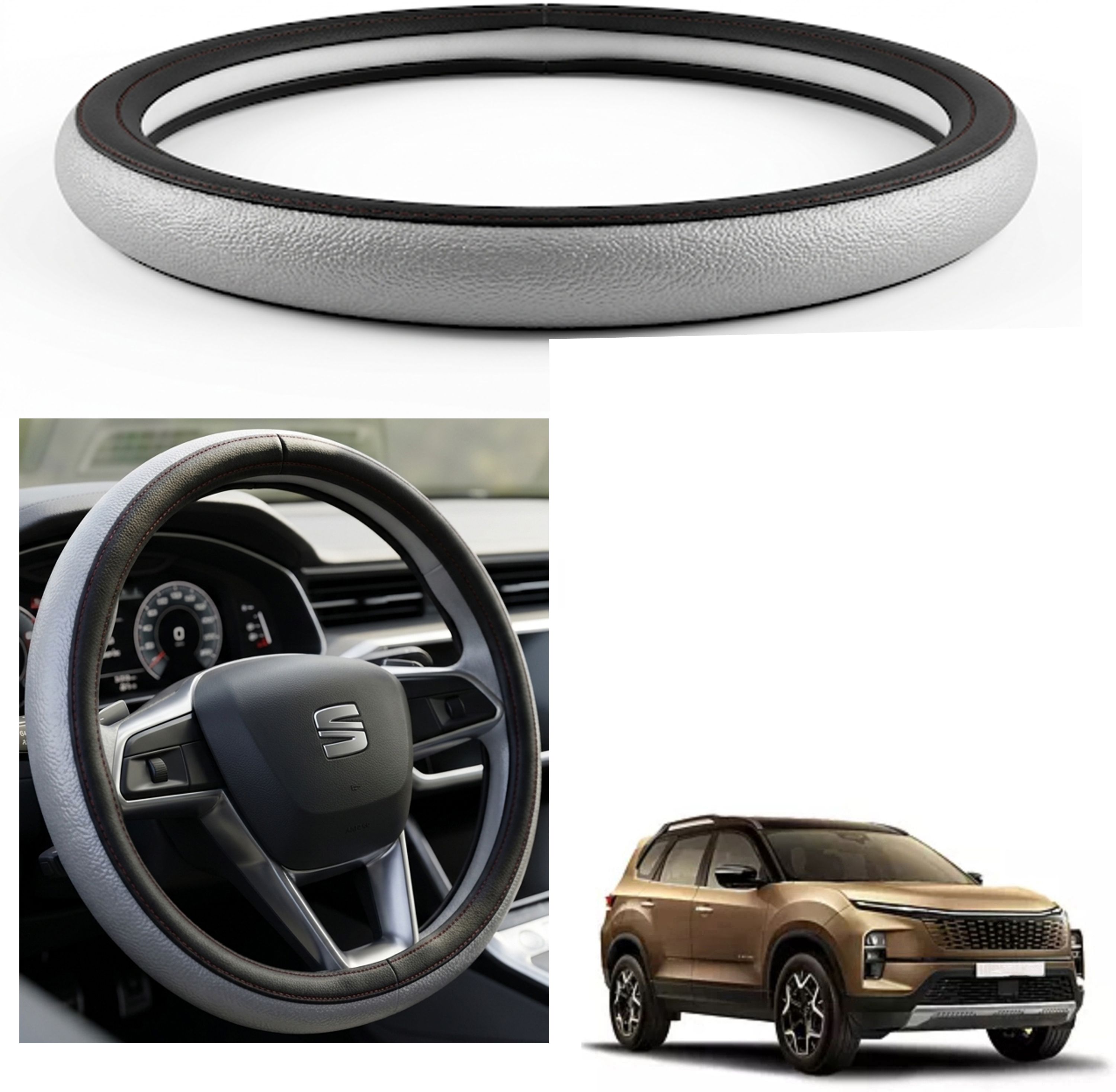 shivaay Steering Cover For Tata Safari-picture-6