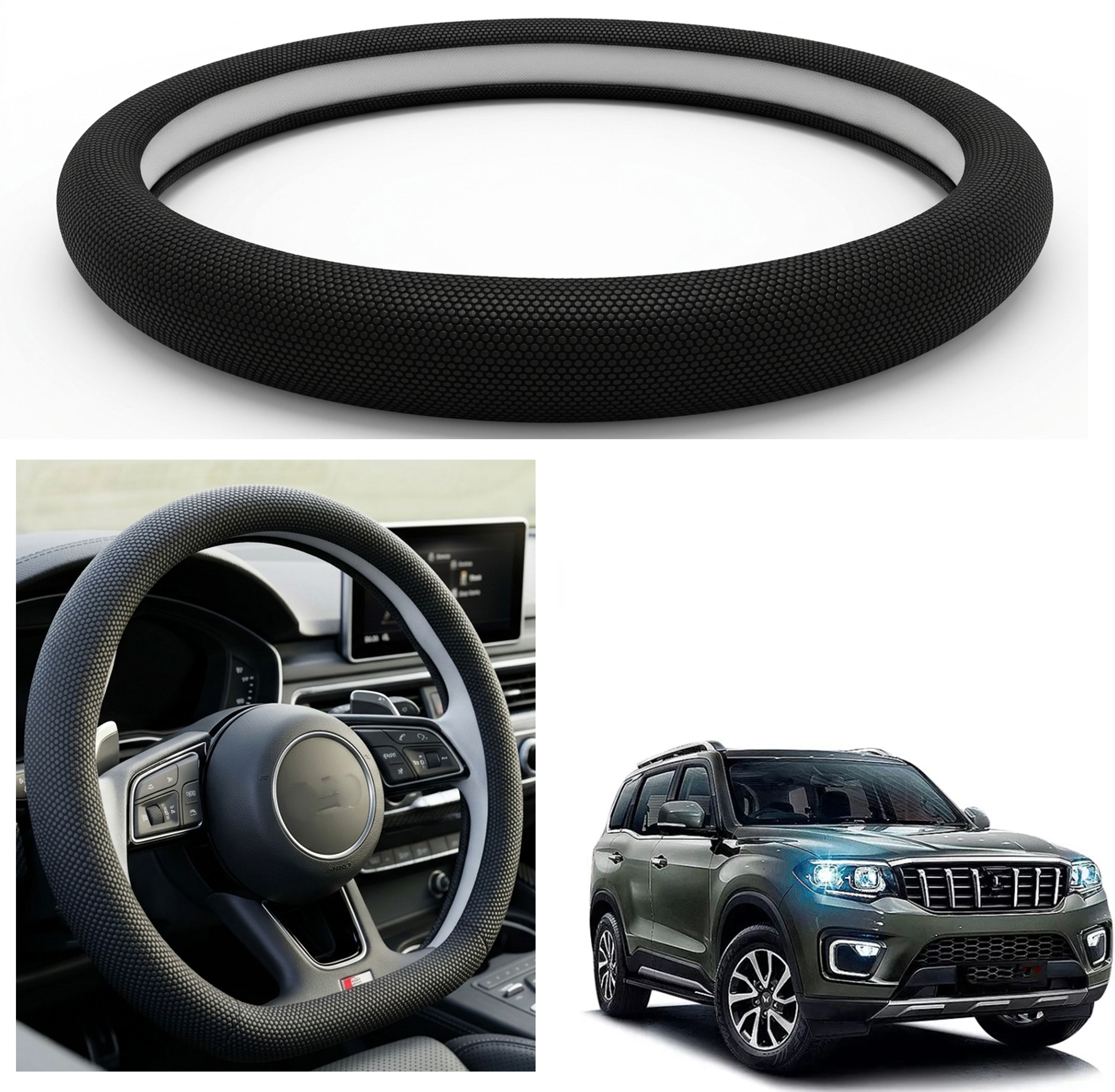 shivaay Steering Cover For Mahindra Scorpio-picture-23