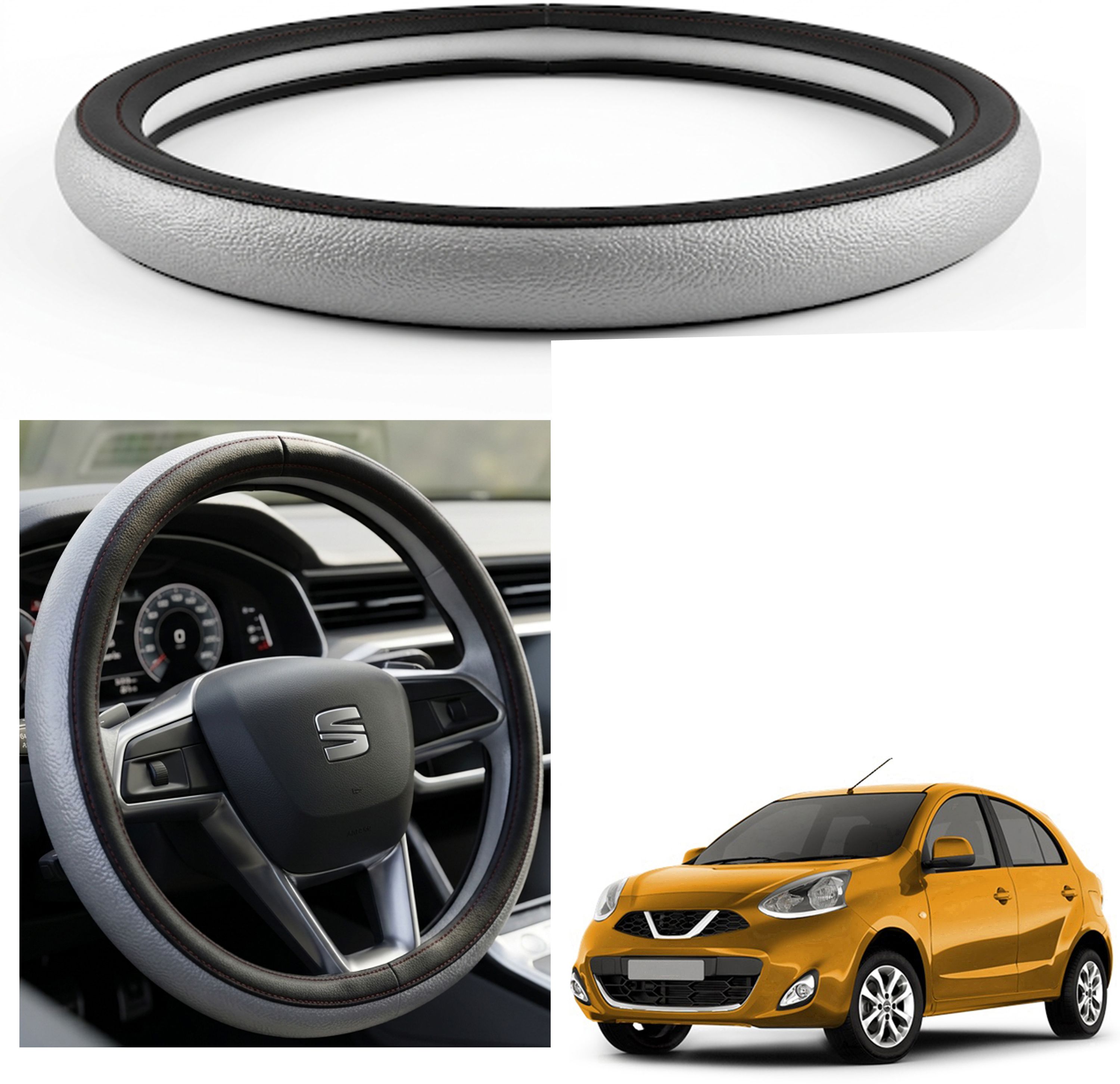 shivaay Steering Cover For Nissan Micra-picture-44