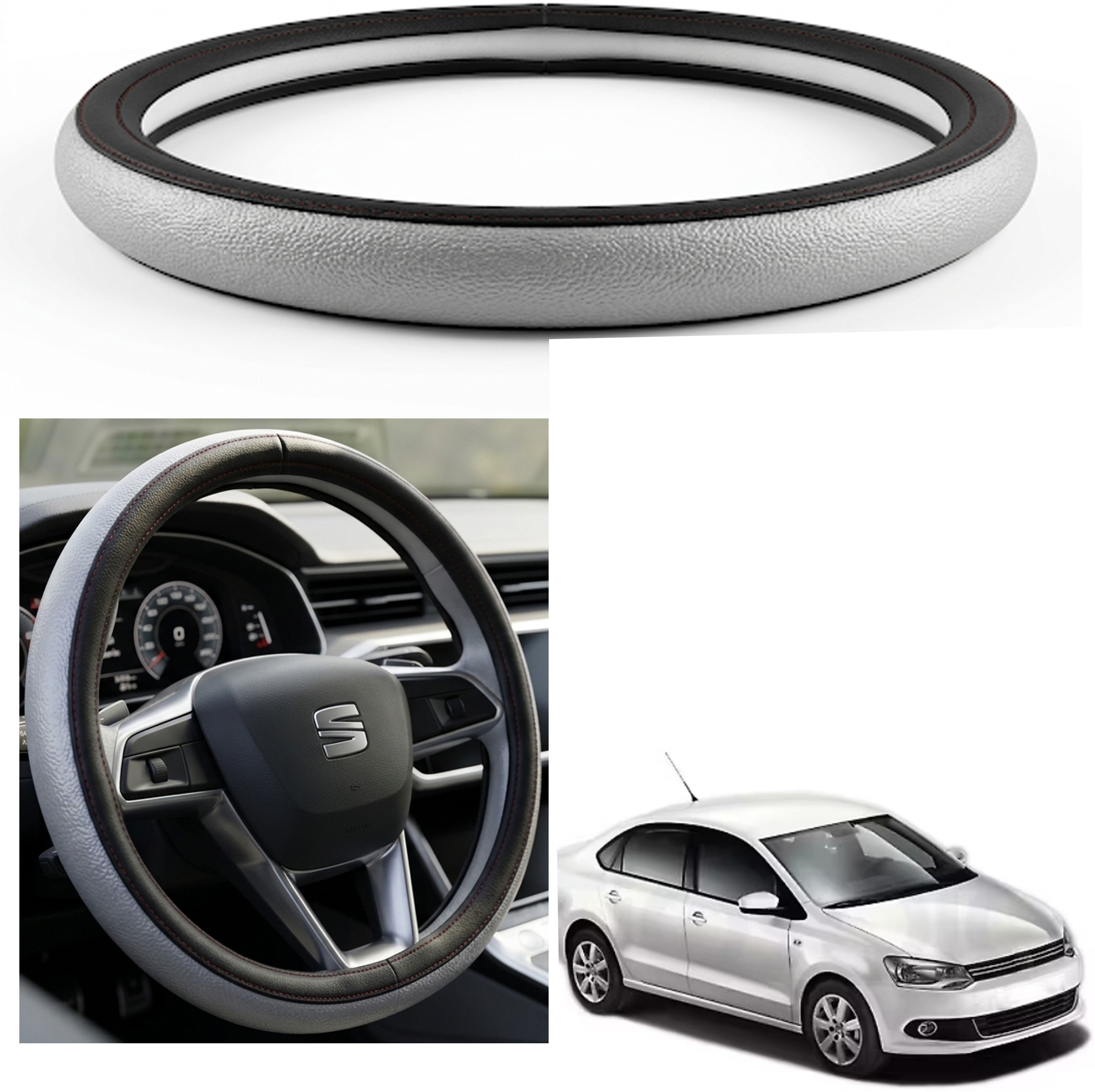 shivaay Steering Cover For Volkswagen Vento-picture-40