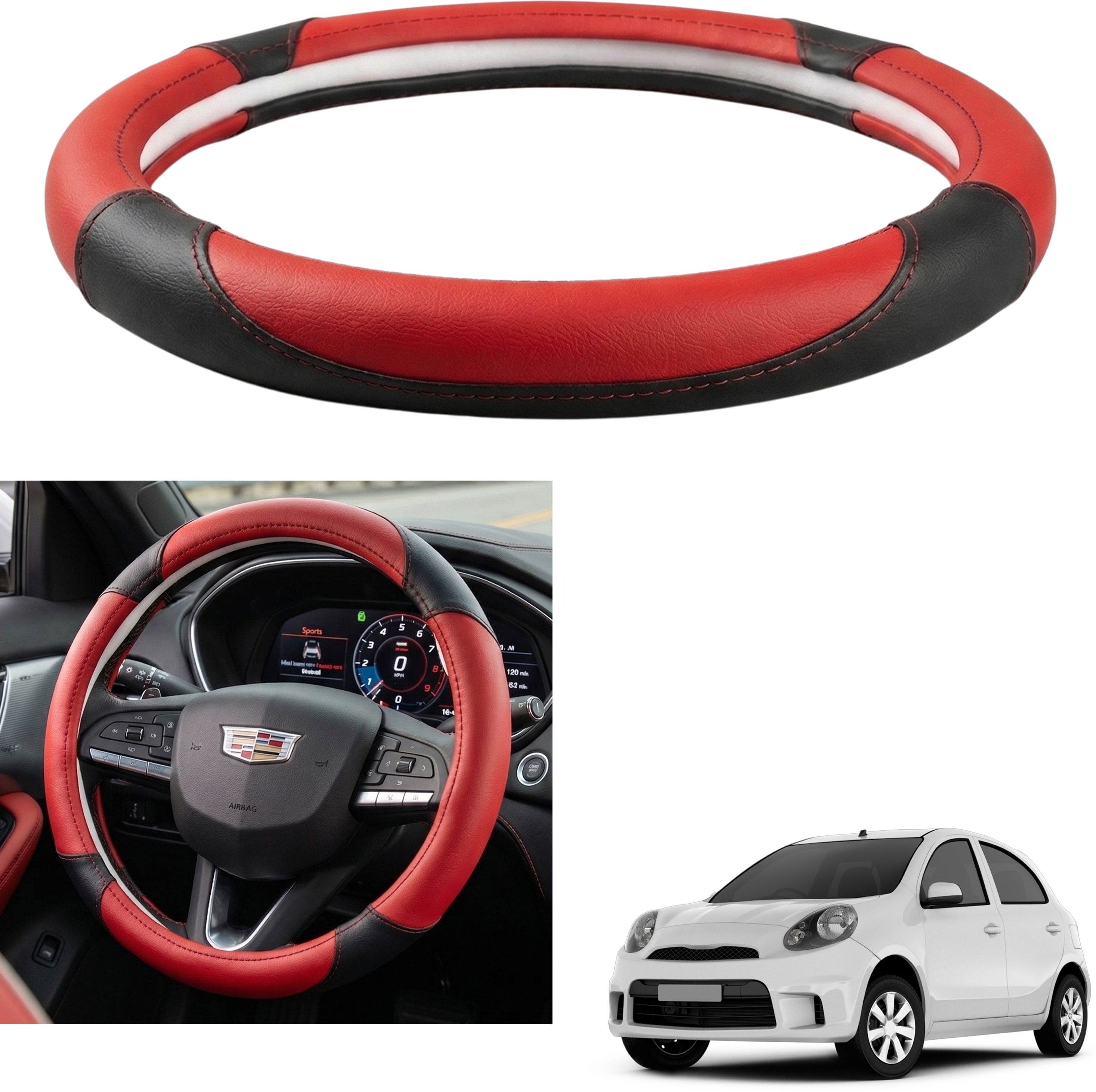 shivaay Steering Cover For Nissan Micra-picture-2