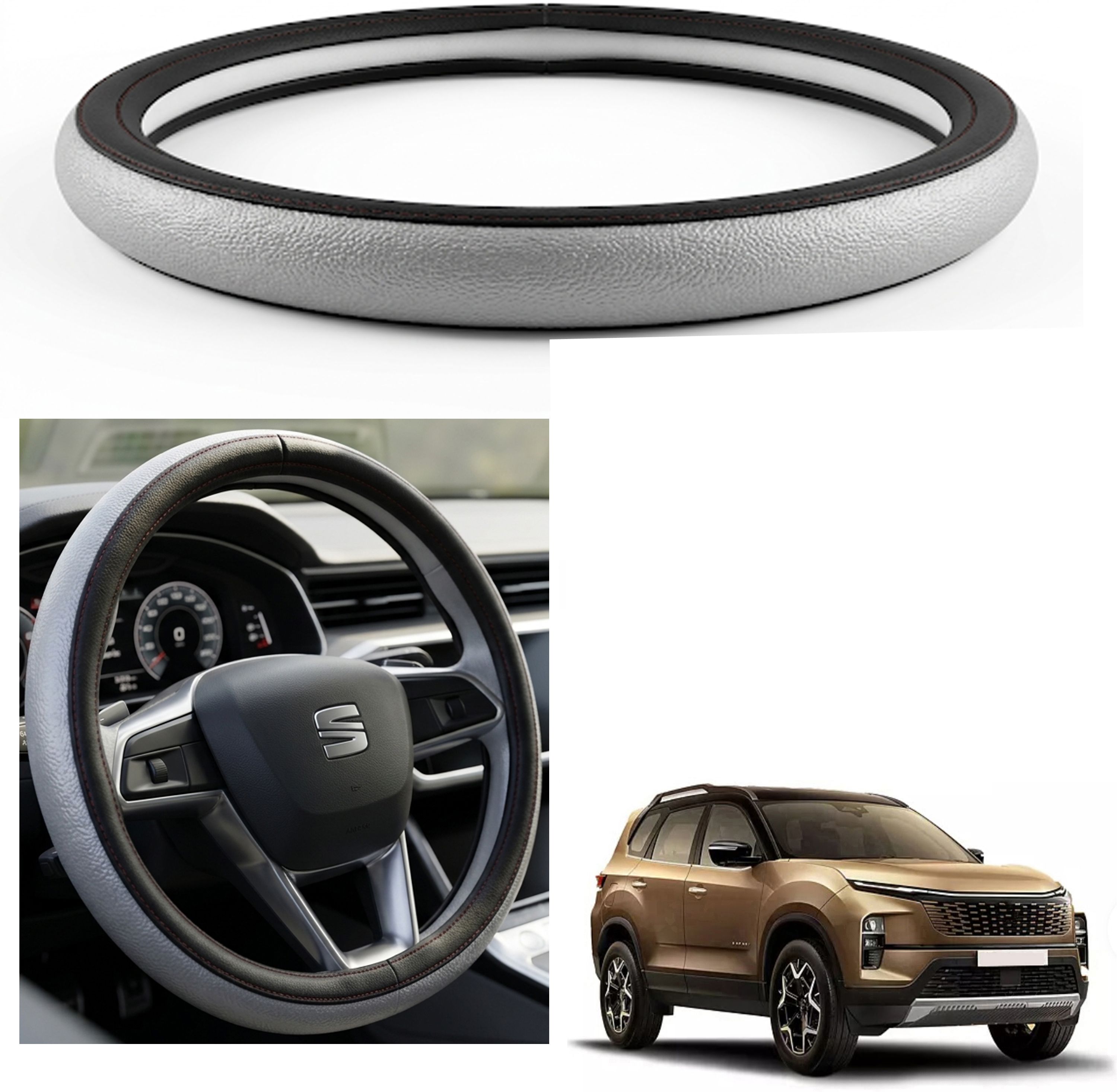 shivaay Steering Cover For Tata Safari-picture-45