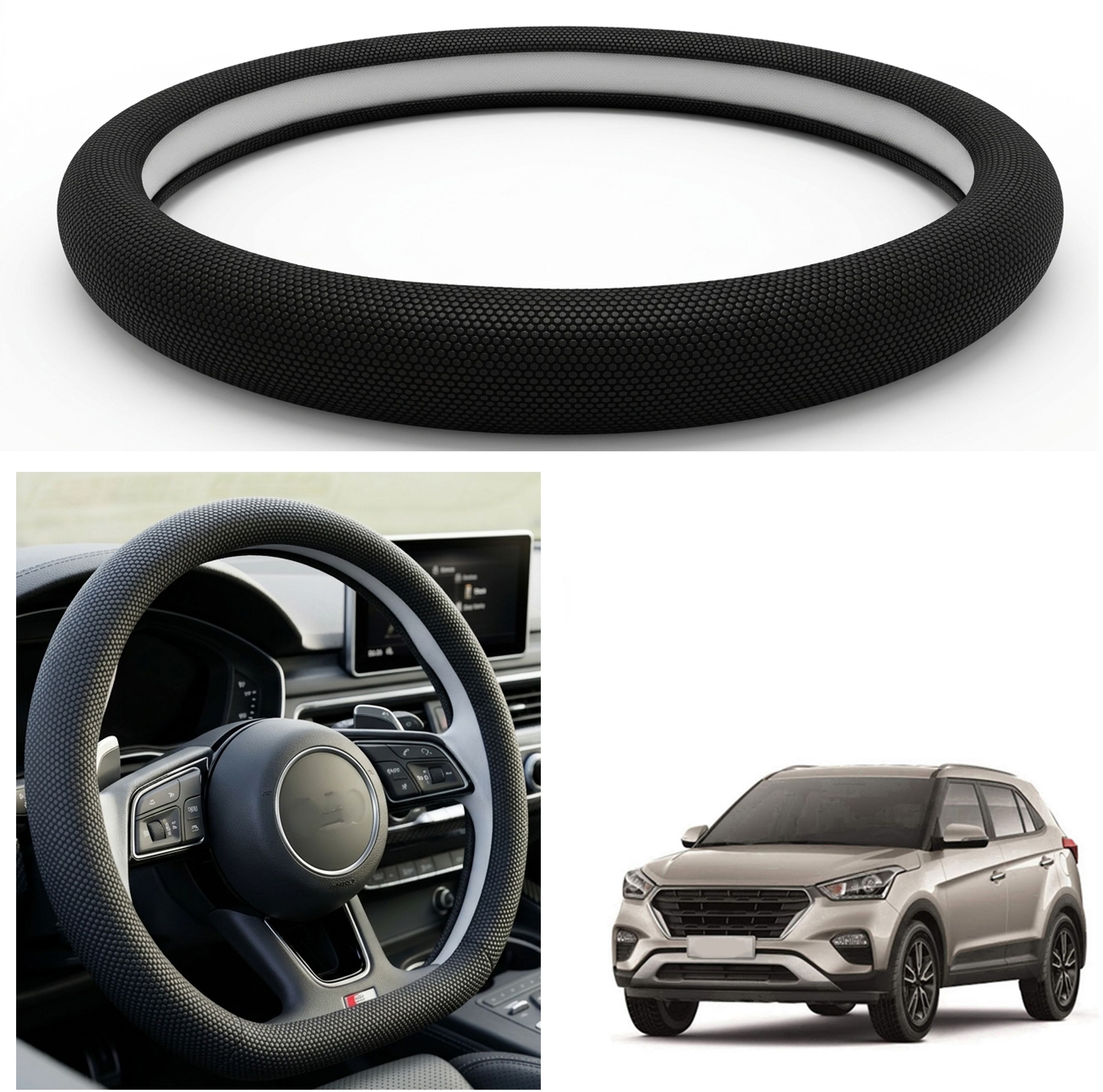 shivaay Steering Cover For Hyundai Creta-picture-1