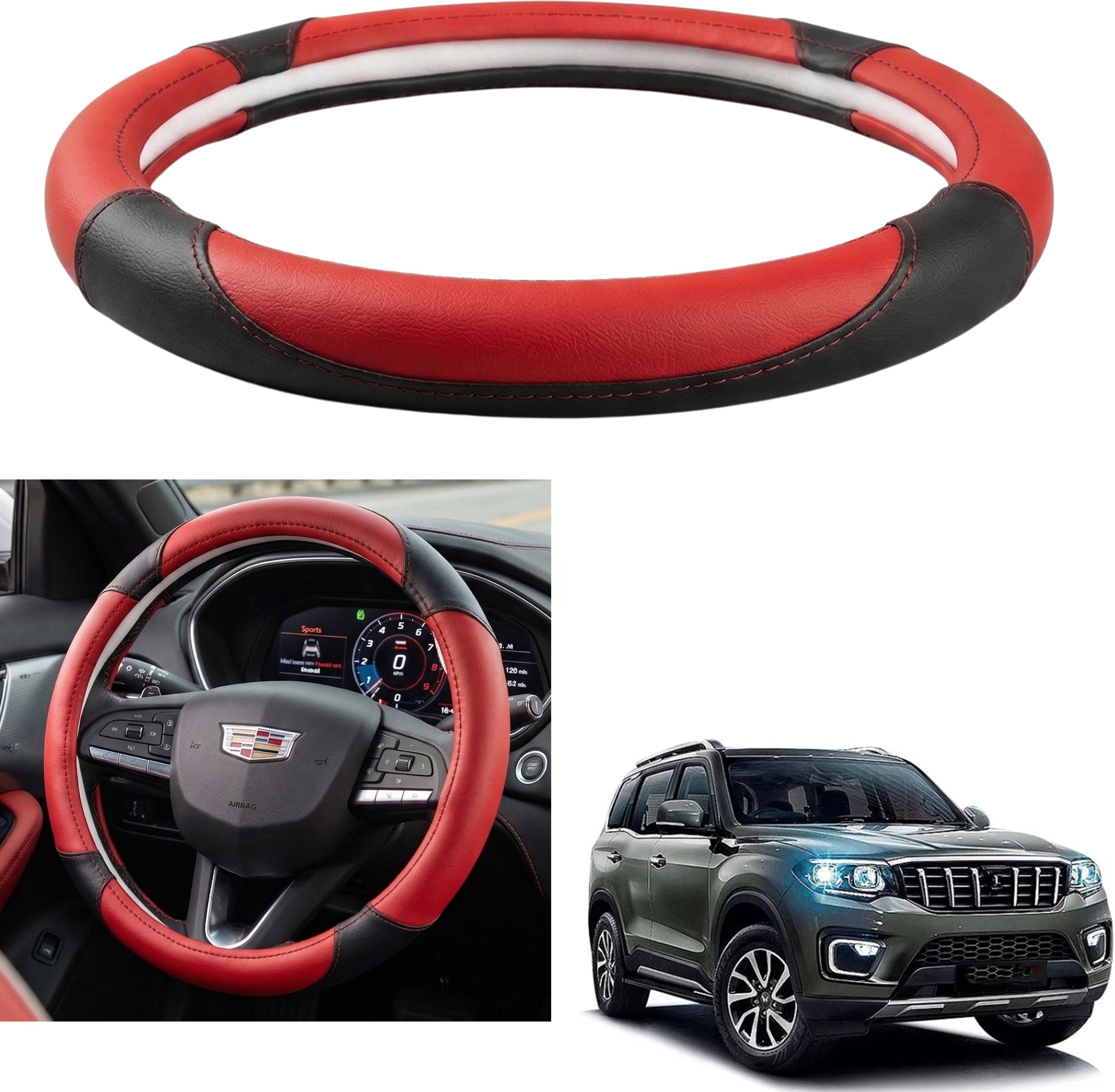 shivaay Steering Cover For Mahindra Scorpio-picture-35