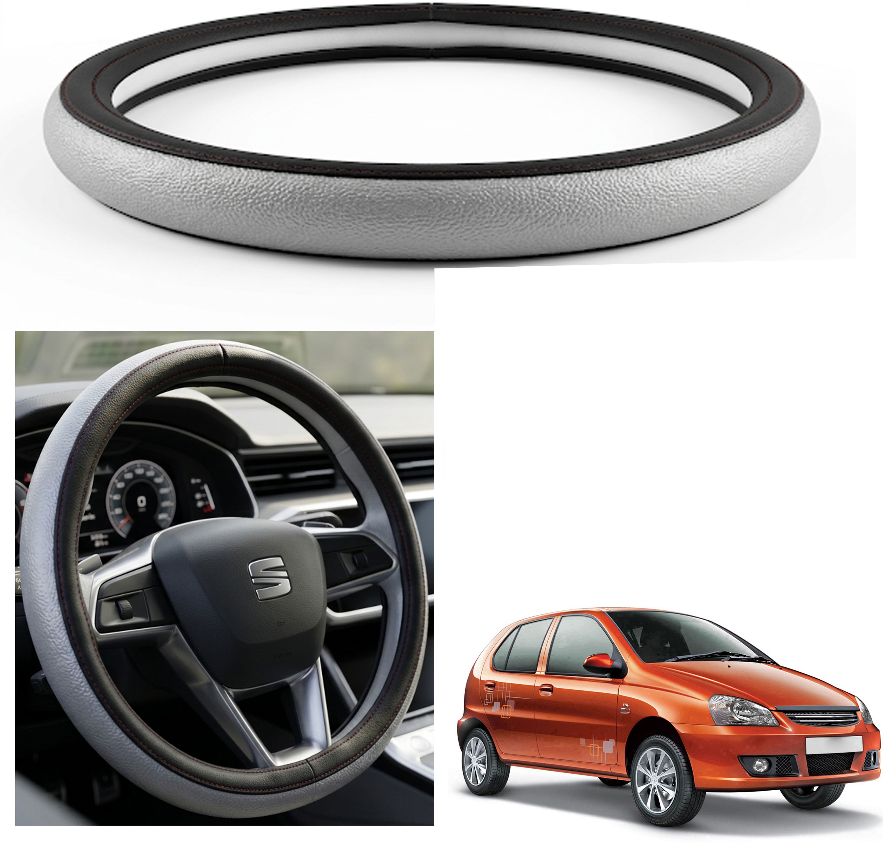 shivaay Steering Cover For Tata Indica-picture-5