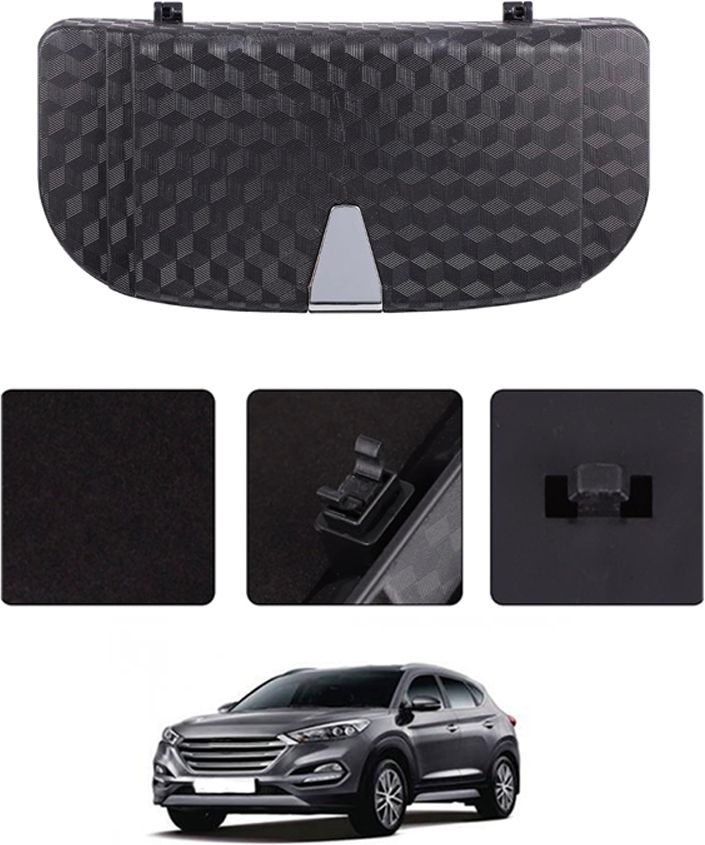 maties Car Multi-Use Black Sunglass Case With Interior Storage To Card Organizer 234 Black Car Sunglass Clip Holder-picture-47