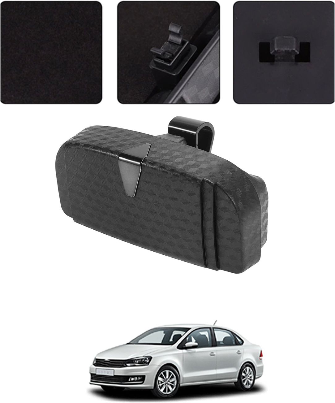 ayw Universal New Black Colour Multipurpose Sunglass Holder For Car-288 Black Car Sunglass Clip Holder-picture-19