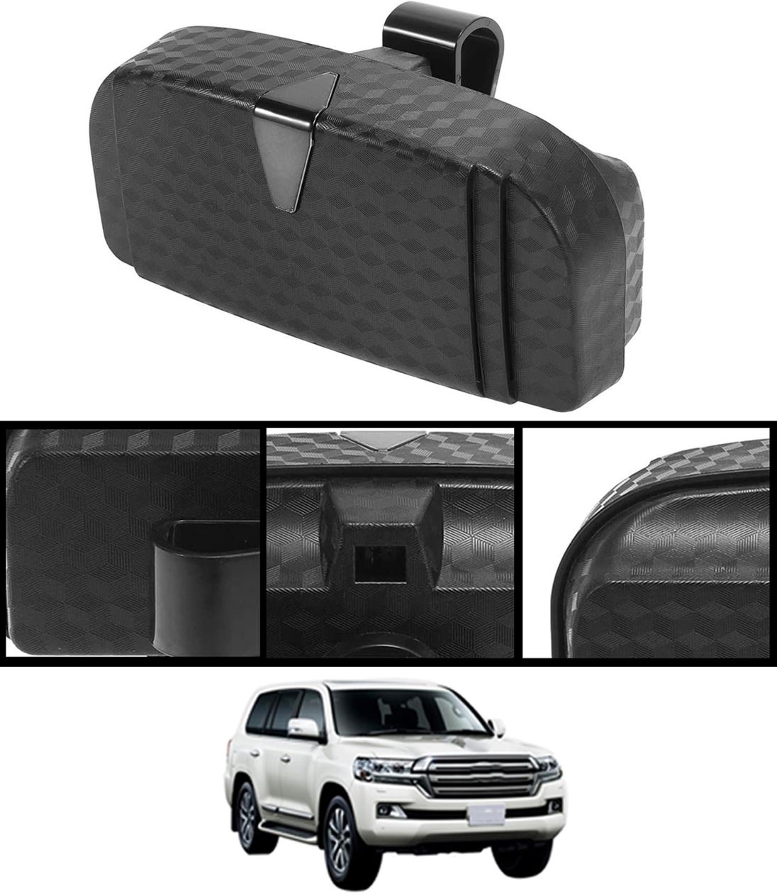 Universal New Style Multiuse Black Sunglass Holder For Car-175 Black Car Sunglass Clip Holder-image-47