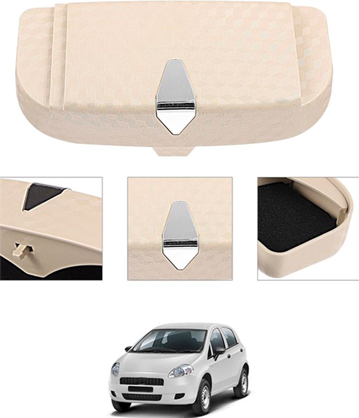 monolive Universal Beige New Stylist Multiuse Design Sunglass Holder For Car-211 White Car Sunglass Clip Holder-picture-15