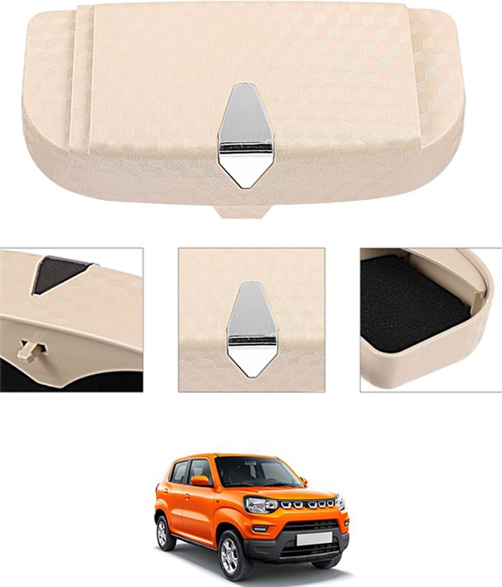 rkpsp Beige Sunglass Holder Car High Quality/Easy To Install Attach With Sun Visor-207 Brown Car Sunglass Clip Holder-picture-28
