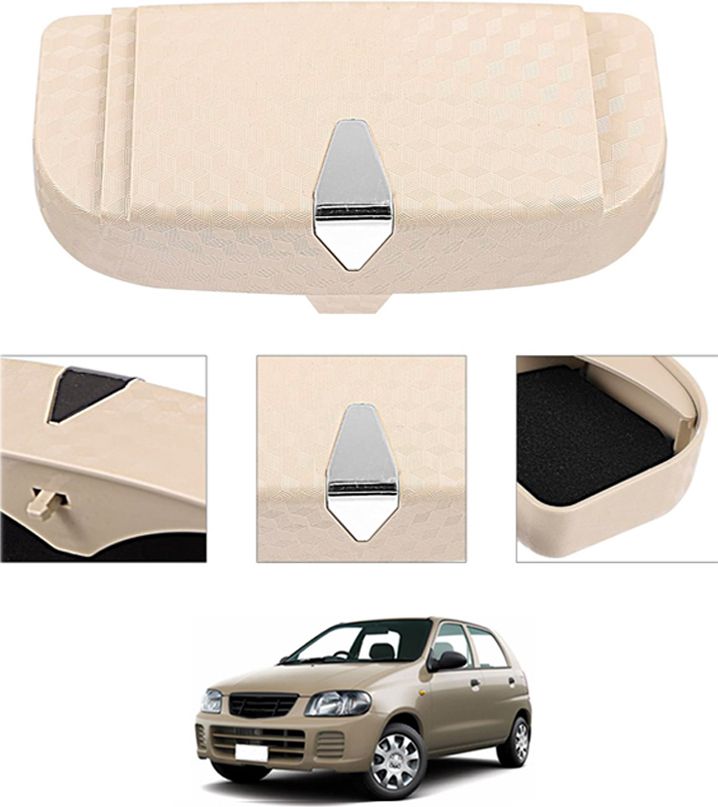 rkpsp Beige Sunglass Case Car High Quality/Easy To Install Attach With Sun Visor-13 Brown Car Sunglass Clip Holder-picture-28