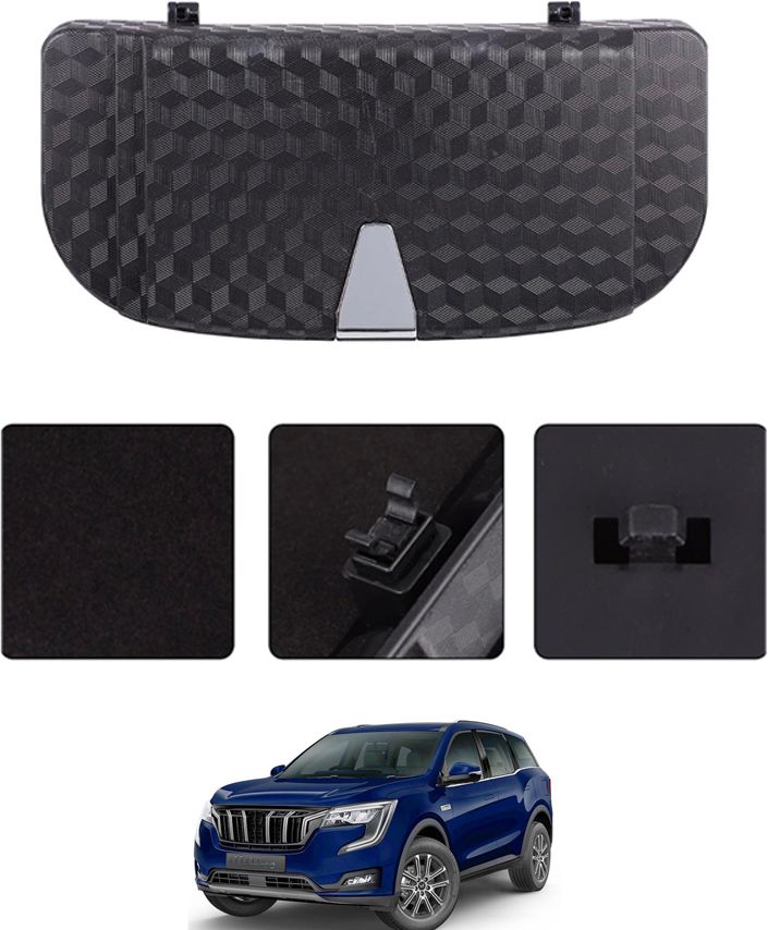 Black Universal Car Sun Visor Sunglasses Case Holder Interior Card Storage-323 Black Car Sunglass Clip Holder-image-0