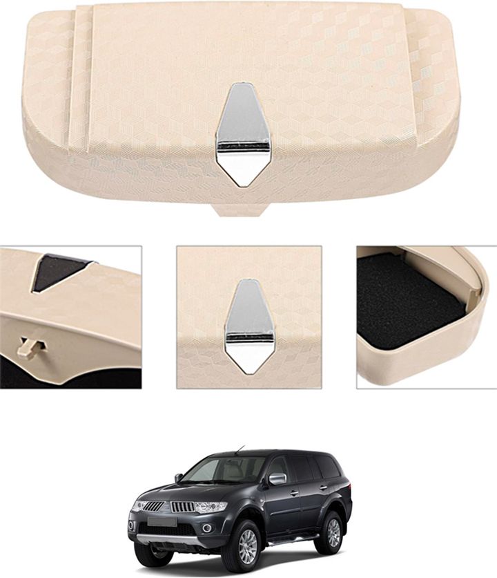 Multi Used Car Sunglass Case With Interior Storage To Card Organizer Beige 202 Mullti Color Car Sunglass Clip Holder-image-33